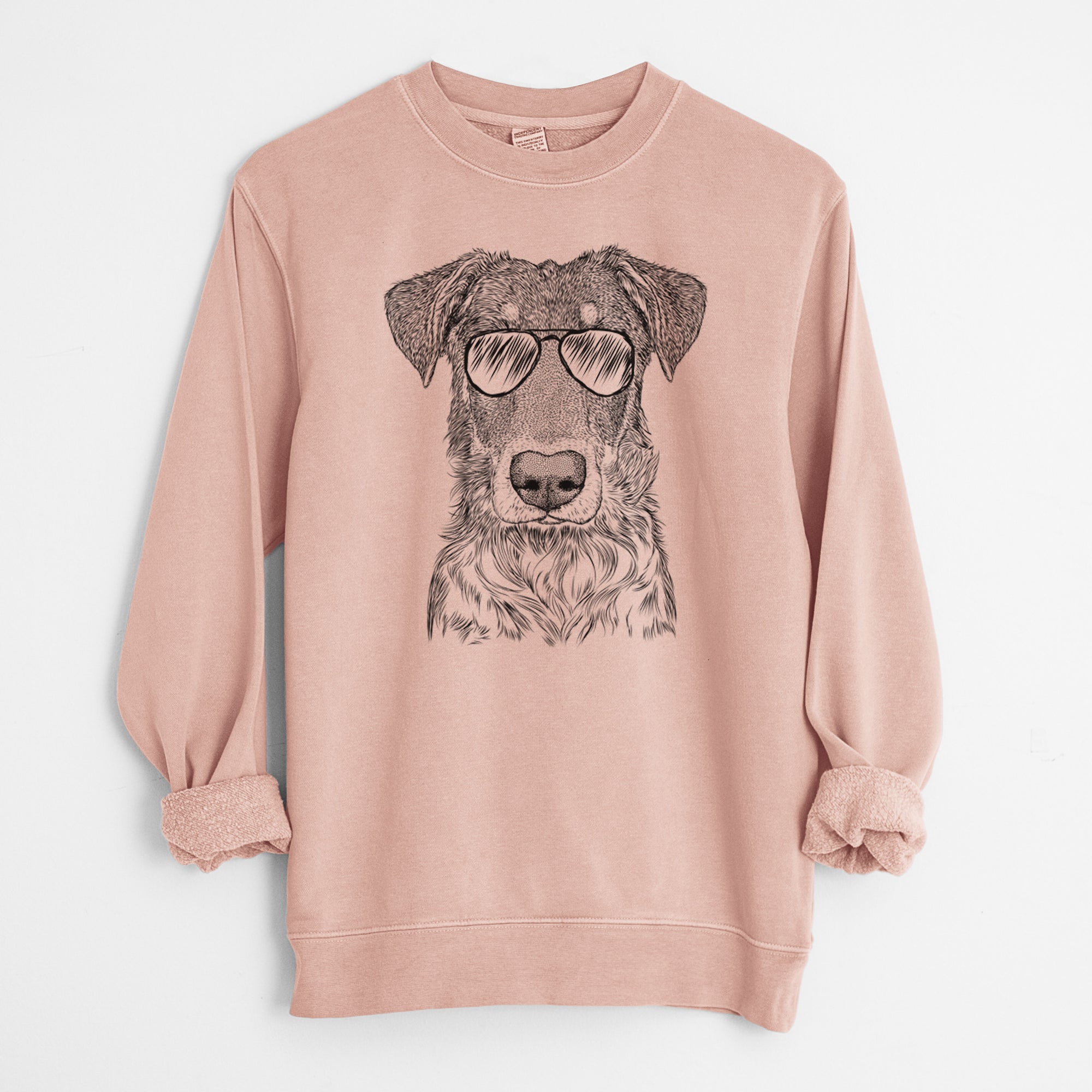 Aviator Wesson the Beauceron - Unisex Pigment Dyed Crew Sweatshirt