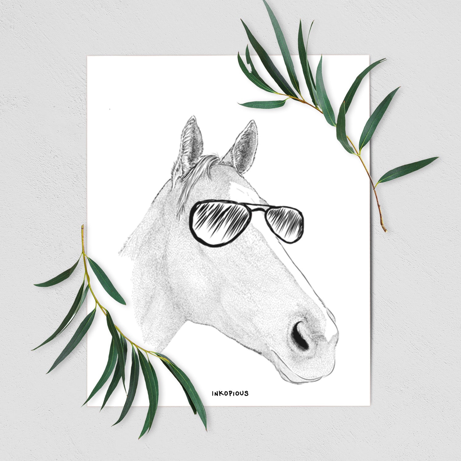 Westley the Horse Art Print