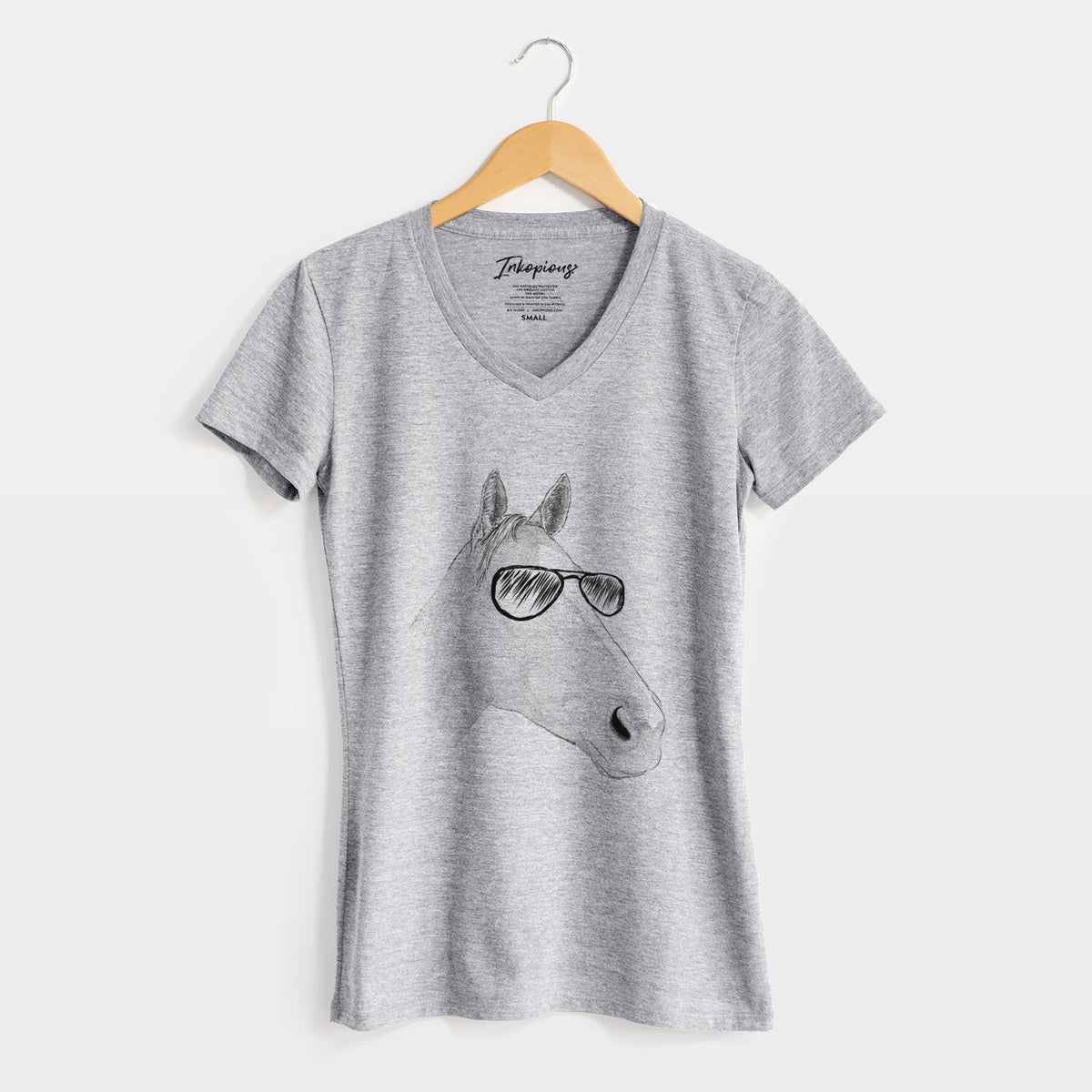 Aviator Westley the Horse - Women's V-neck Shirt