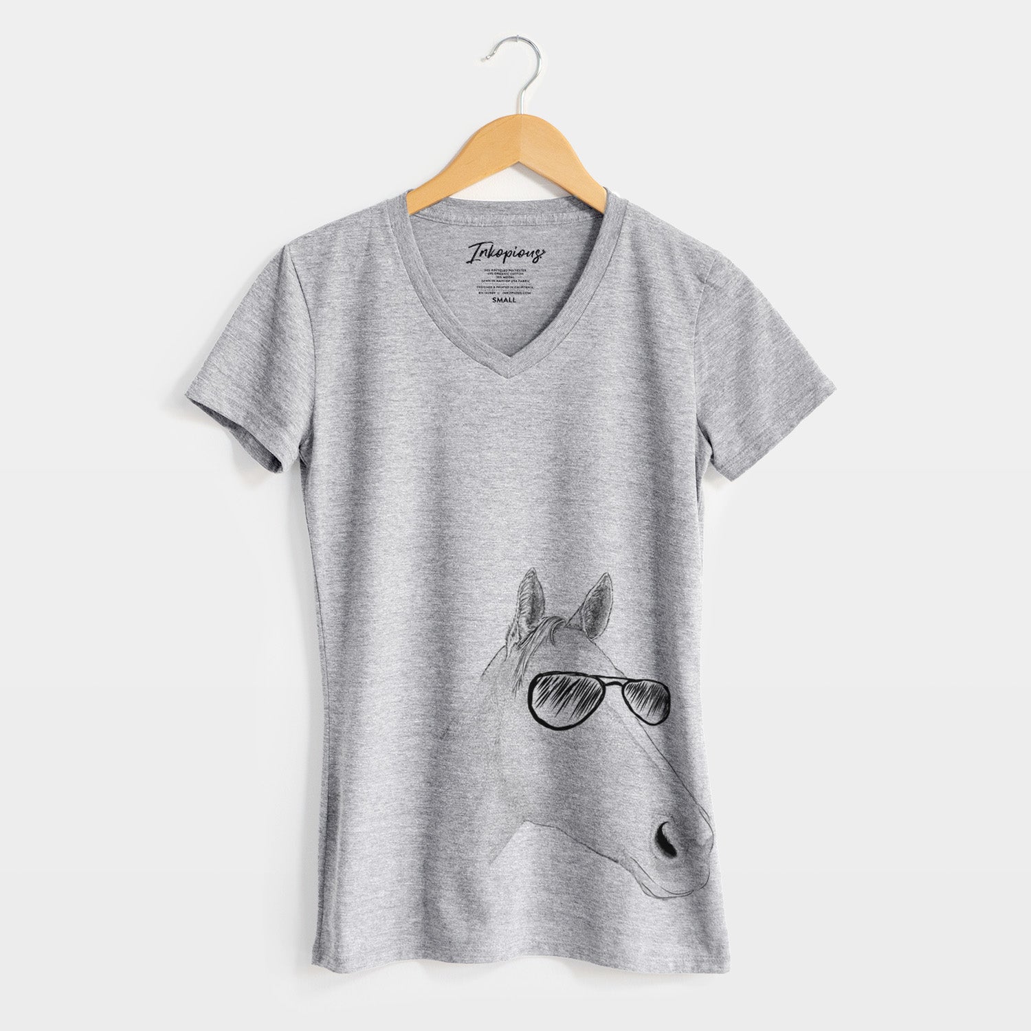 Aviator Westley the Horse - Women's V-neck Shirt