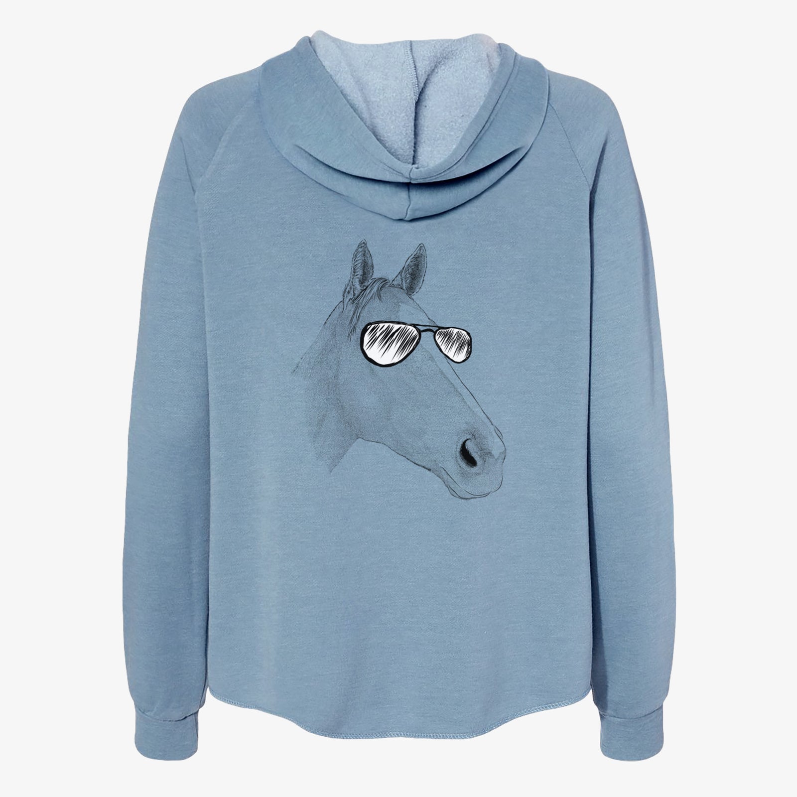 Westley the Horse - Women's Cali Wave Zip-Up Sweatshirt