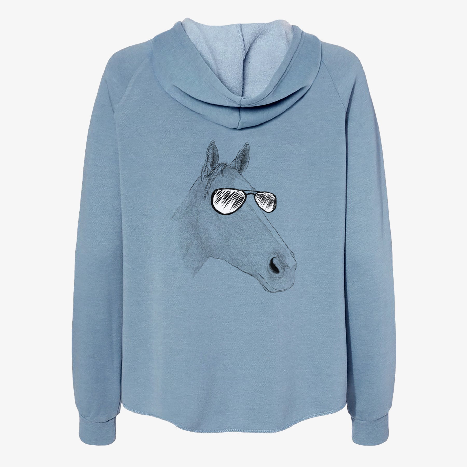 Westley the Horse - Women's Cali Wave Zip-Up Sweatshirt