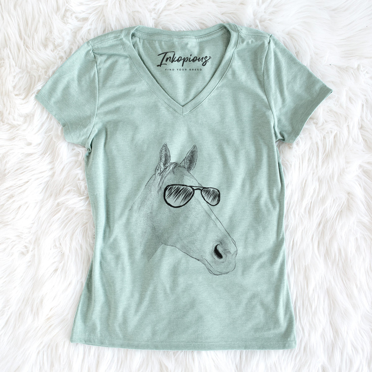 Aviator Westley the Horse - Women's V-neck Shirt