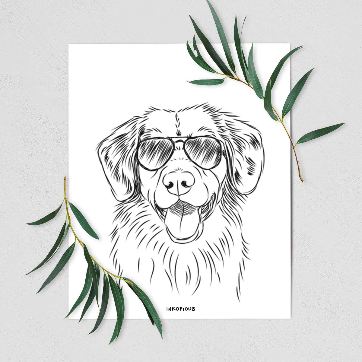 Weston the Nova Scotia Duck Tolling Retriever Art Print