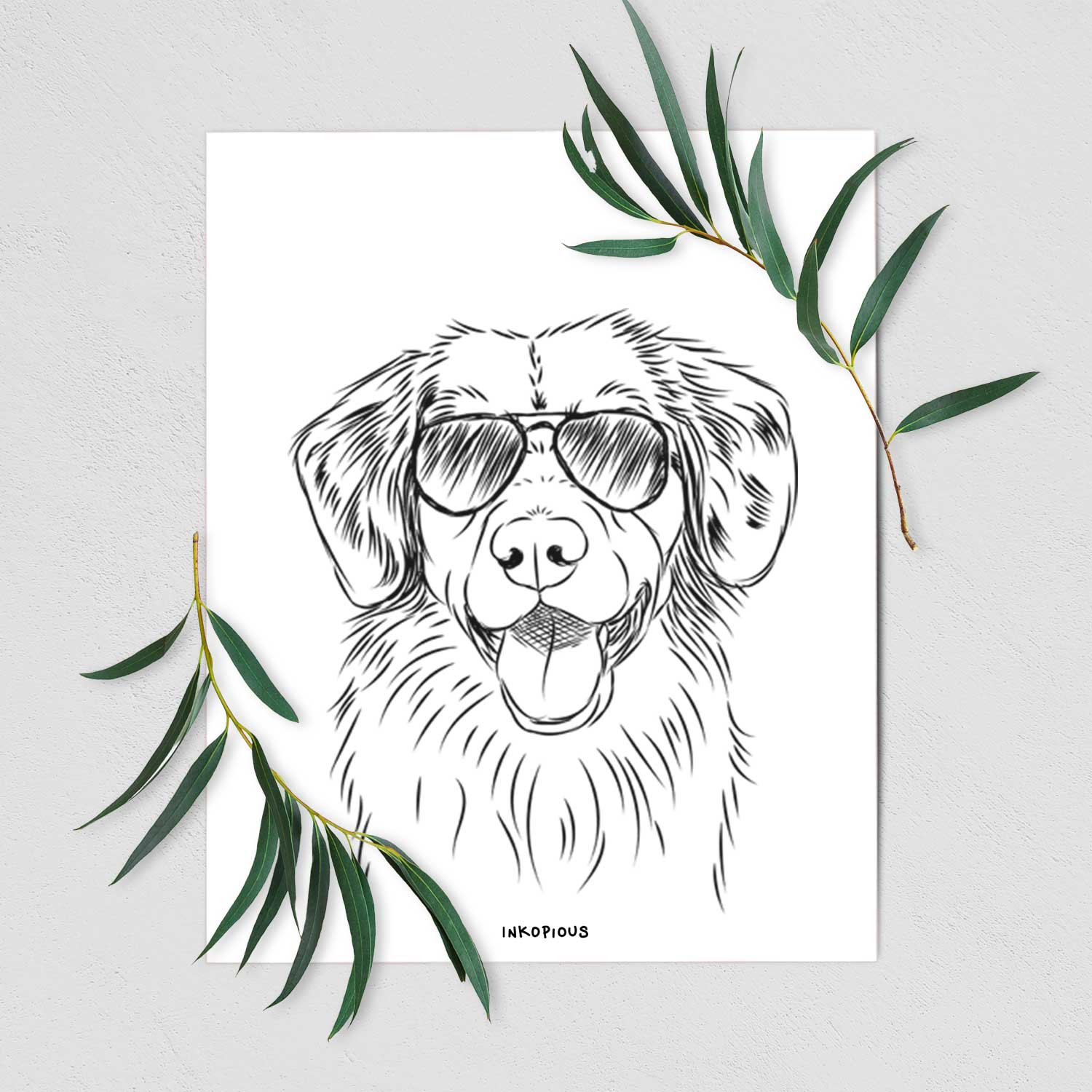 Weston the Nova Scotia Duck Tolling Retriever Art Print