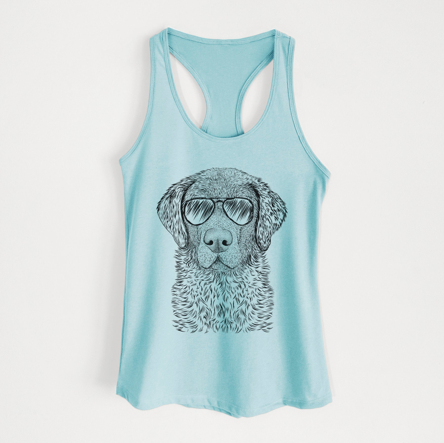 Whiskey the Chocolate Lab - Women's Racerback Tanktop