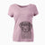 Aviator Whiskey the Chocolate Lab - Women's V-neck Shirt