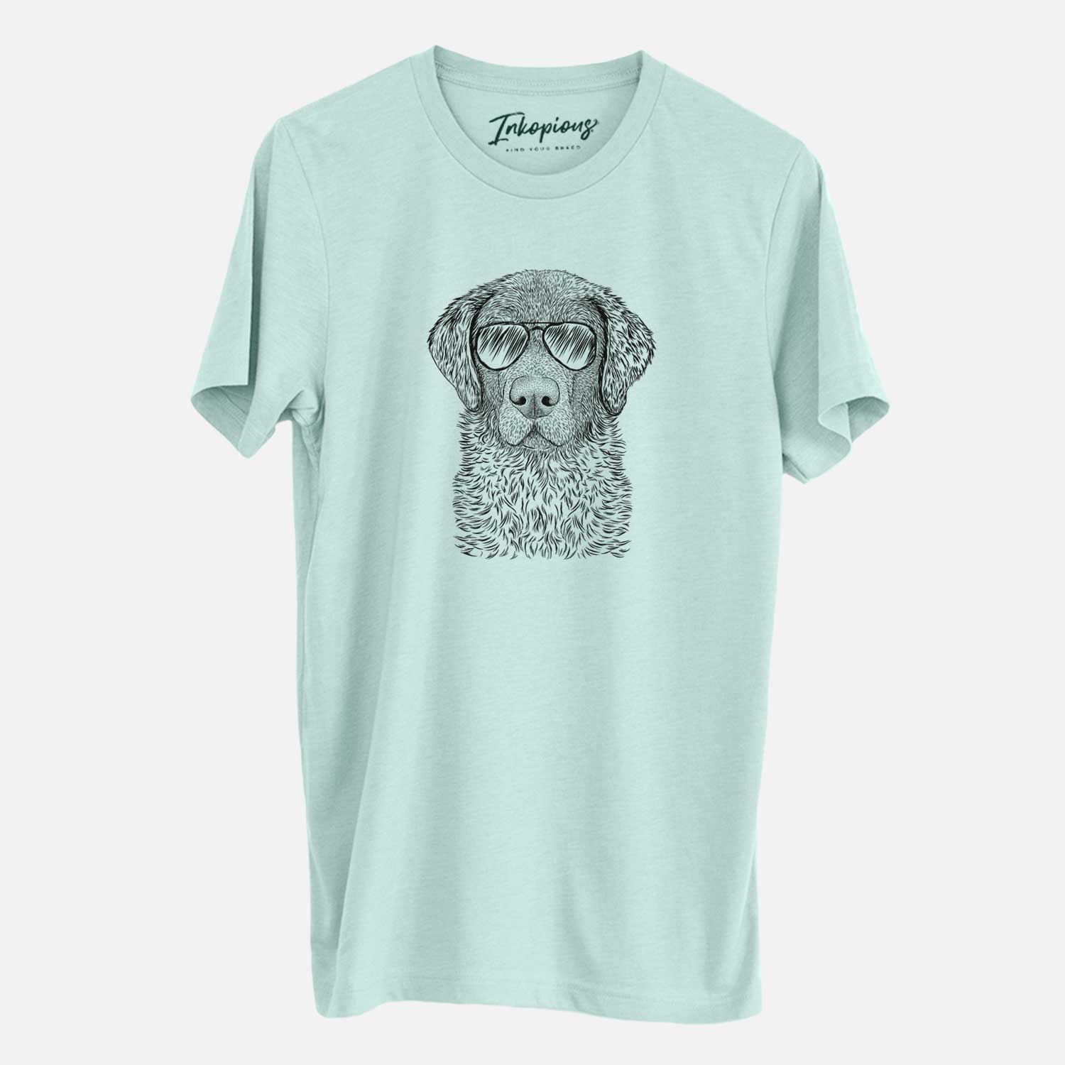 Aviator Whiskey the Chocolate Lab - Unisex Crewneck