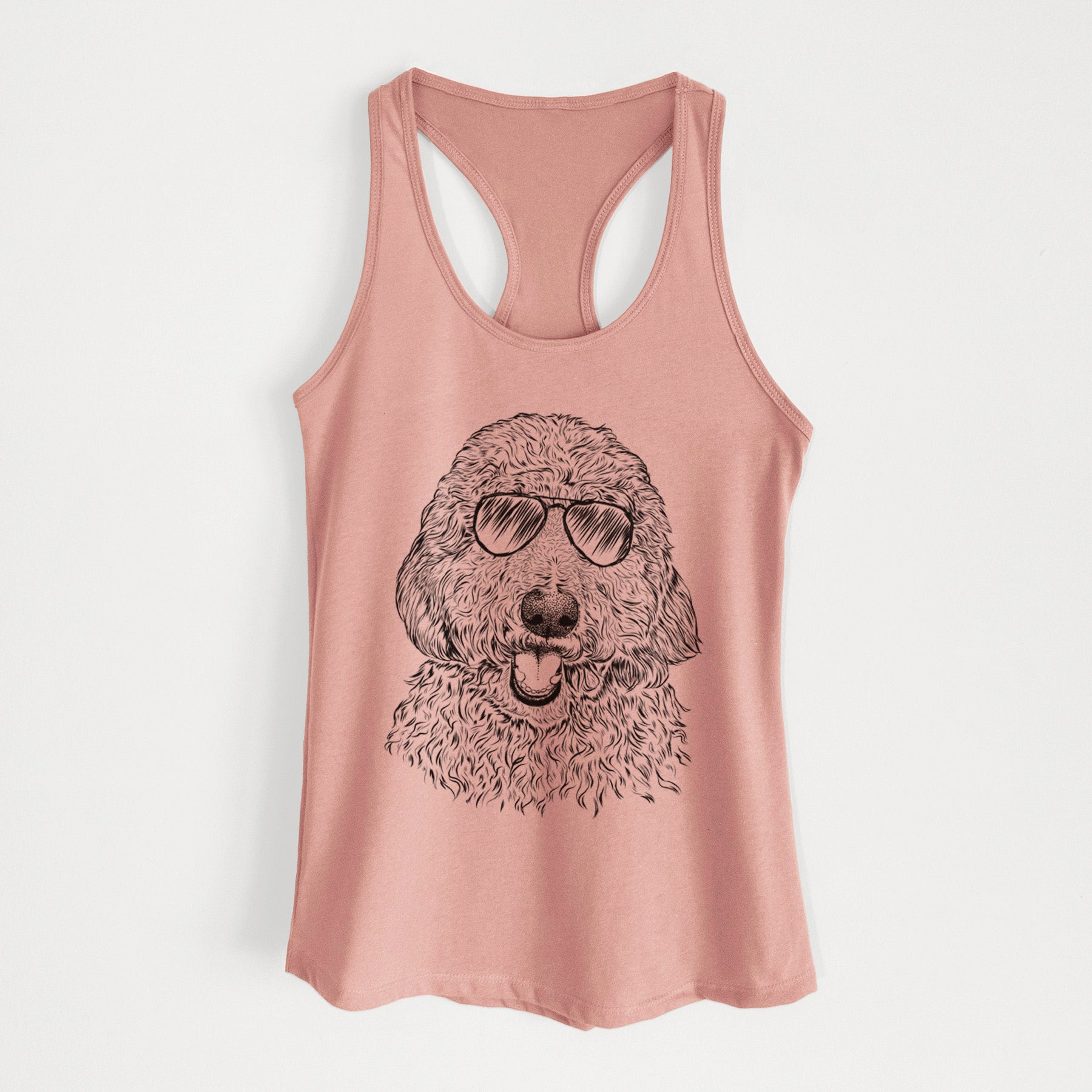 Whisper the Goldendoodle - Women's Racerback Tanktop