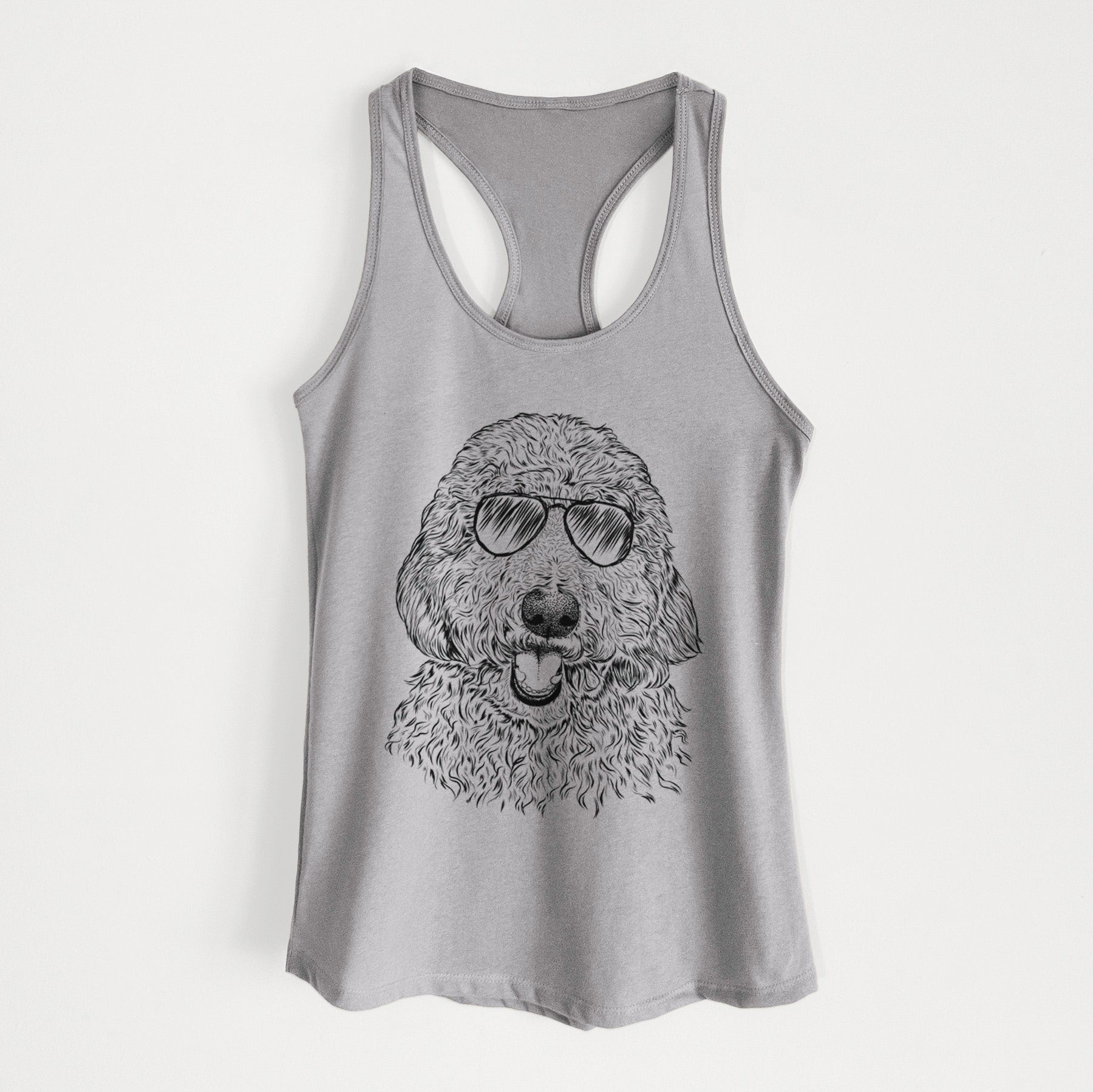 Whisper the Goldendoodle - Women's Racerback Tanktop