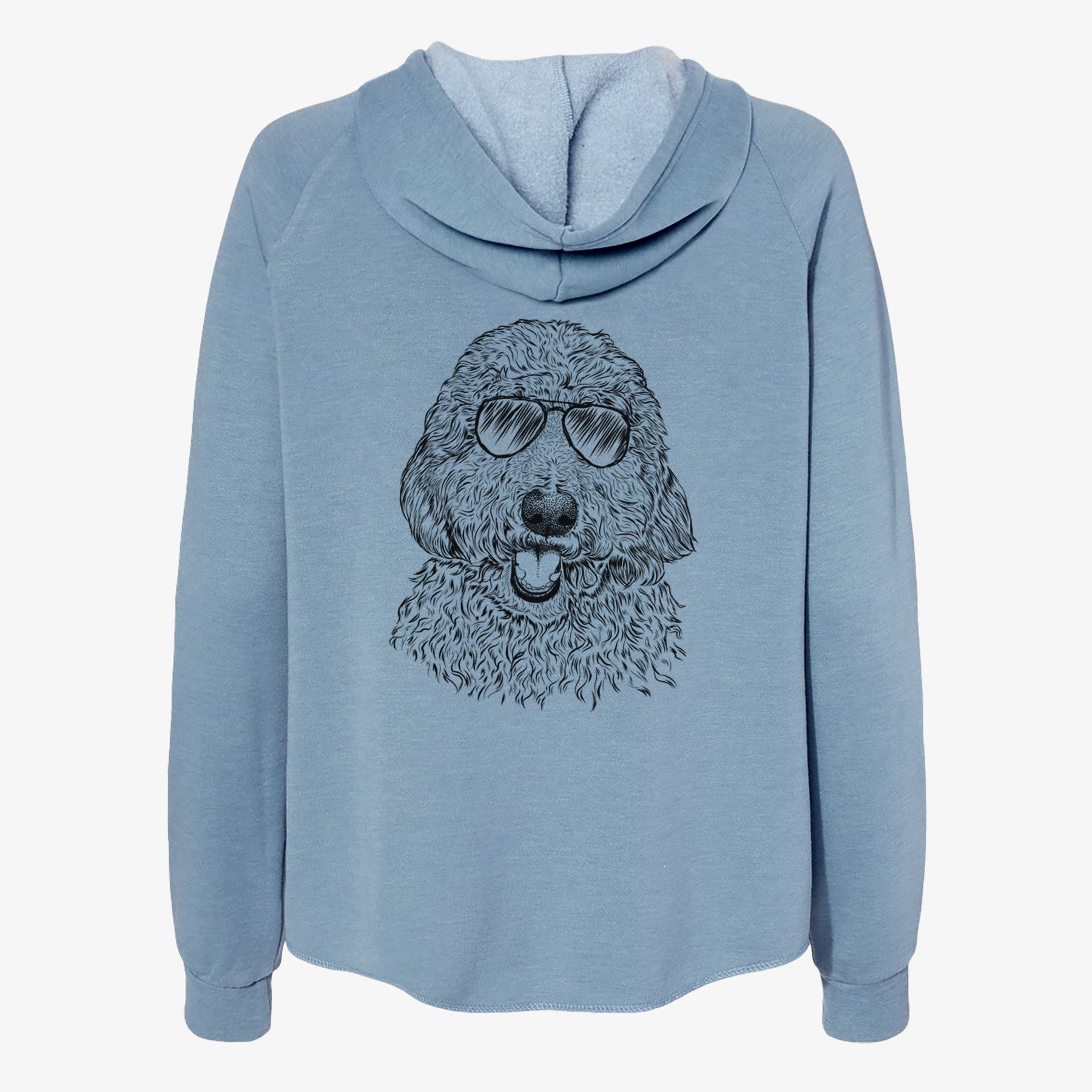 Whisper the Goldendoodle - Women's Cali Wave Zip-Up Sweatshirt