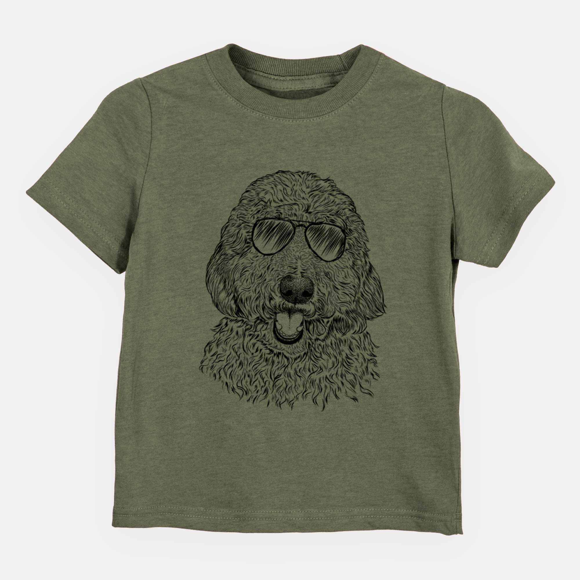 Aviator Whisper the Goldendoodle - Kids/Youth/Toddler Shirt
