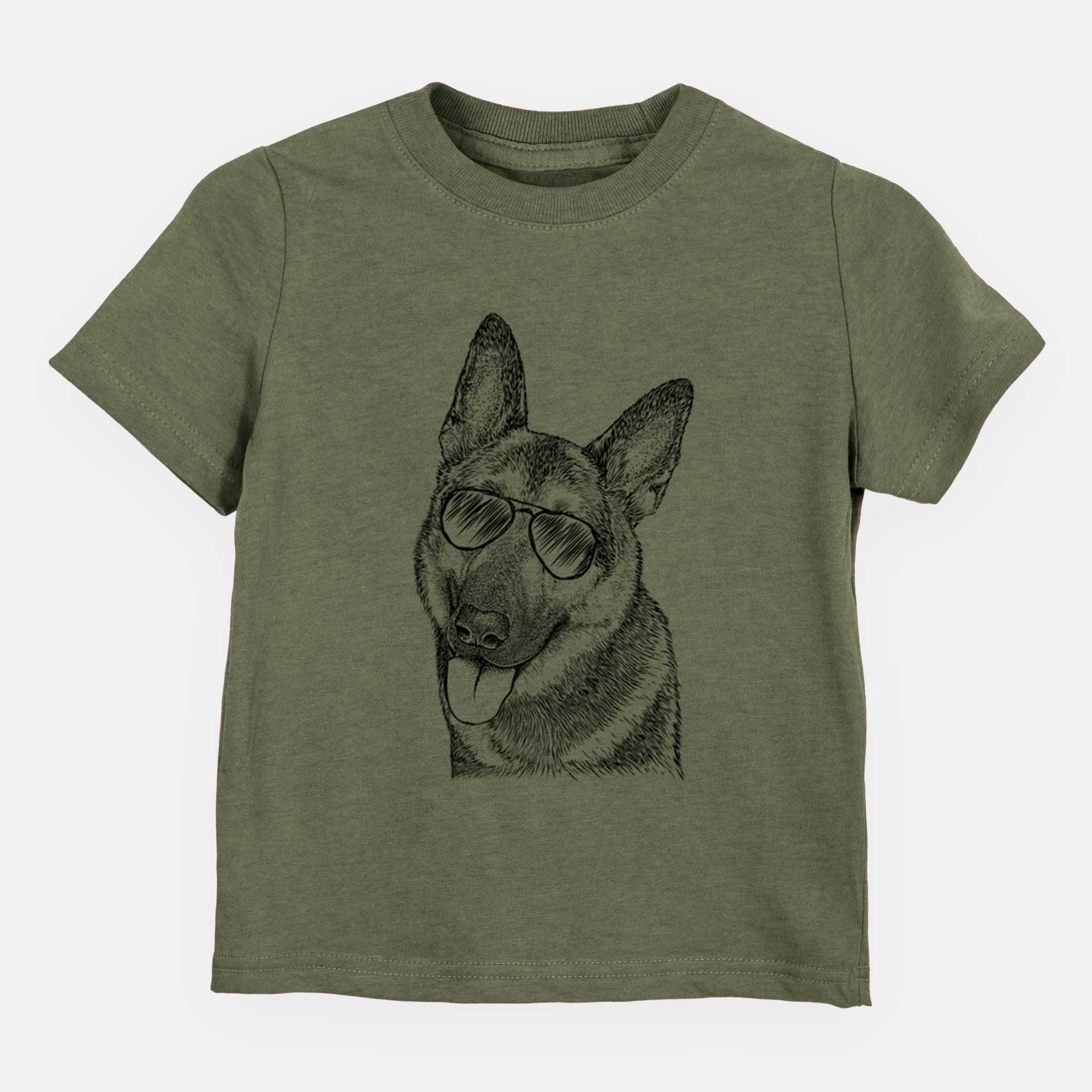 Aviator Whitaker the German Shepherd - Kids/Youth/Toddler Shirt