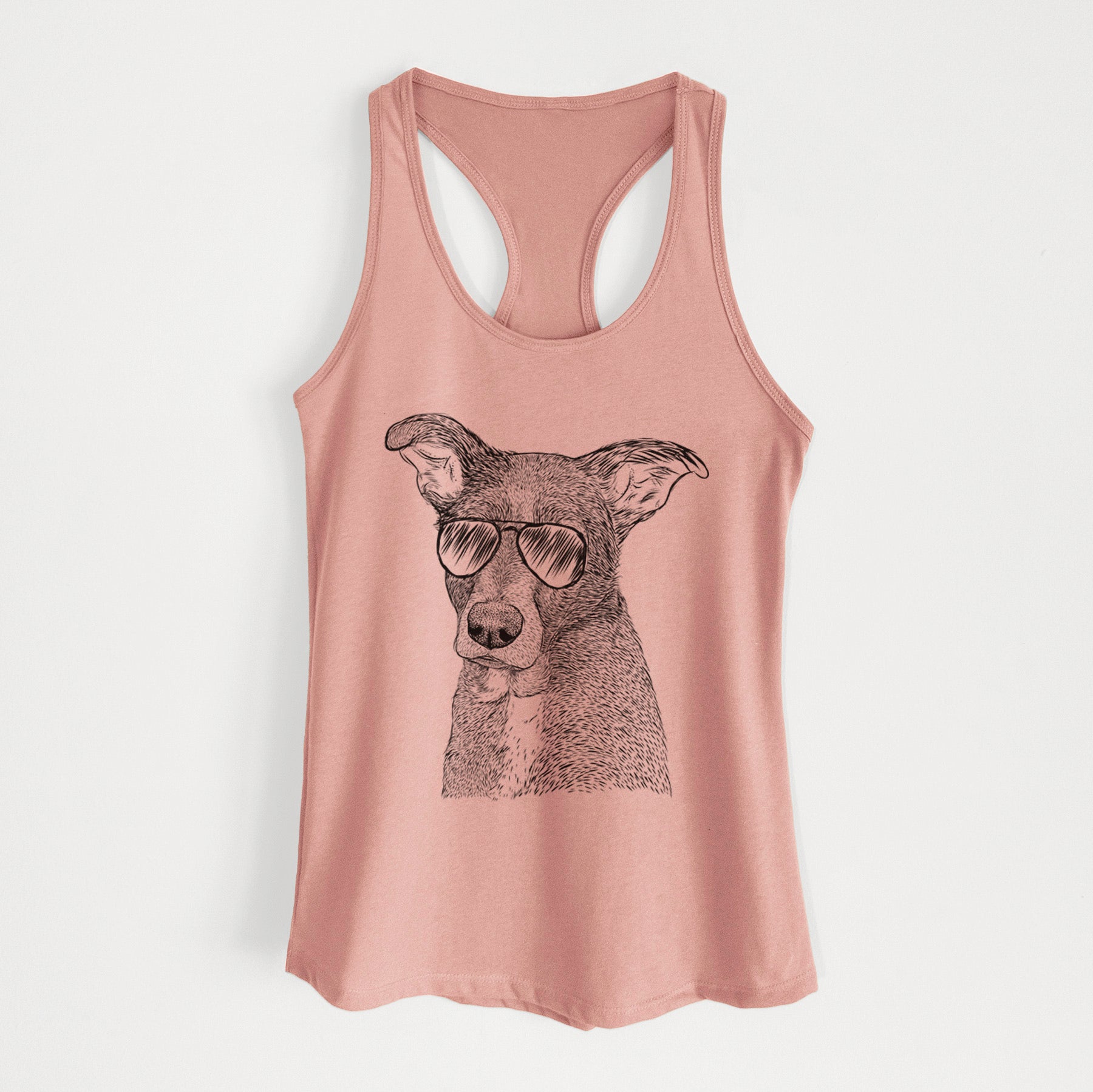 Wilbur the Shepherd Mix - Women's Racerback Tanktop