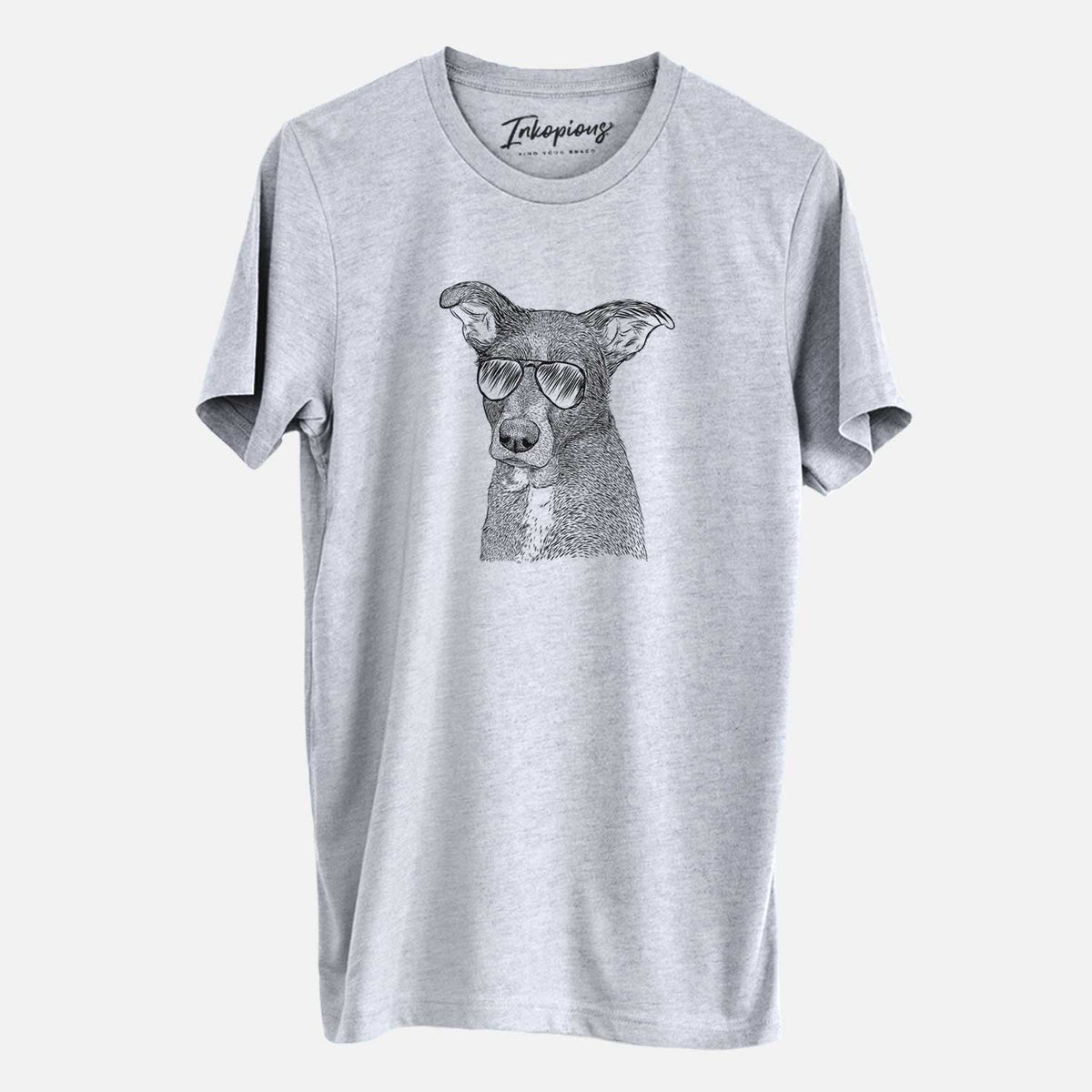 Aviator Wilbur the Shepherd Mix - Unisex Crewneck