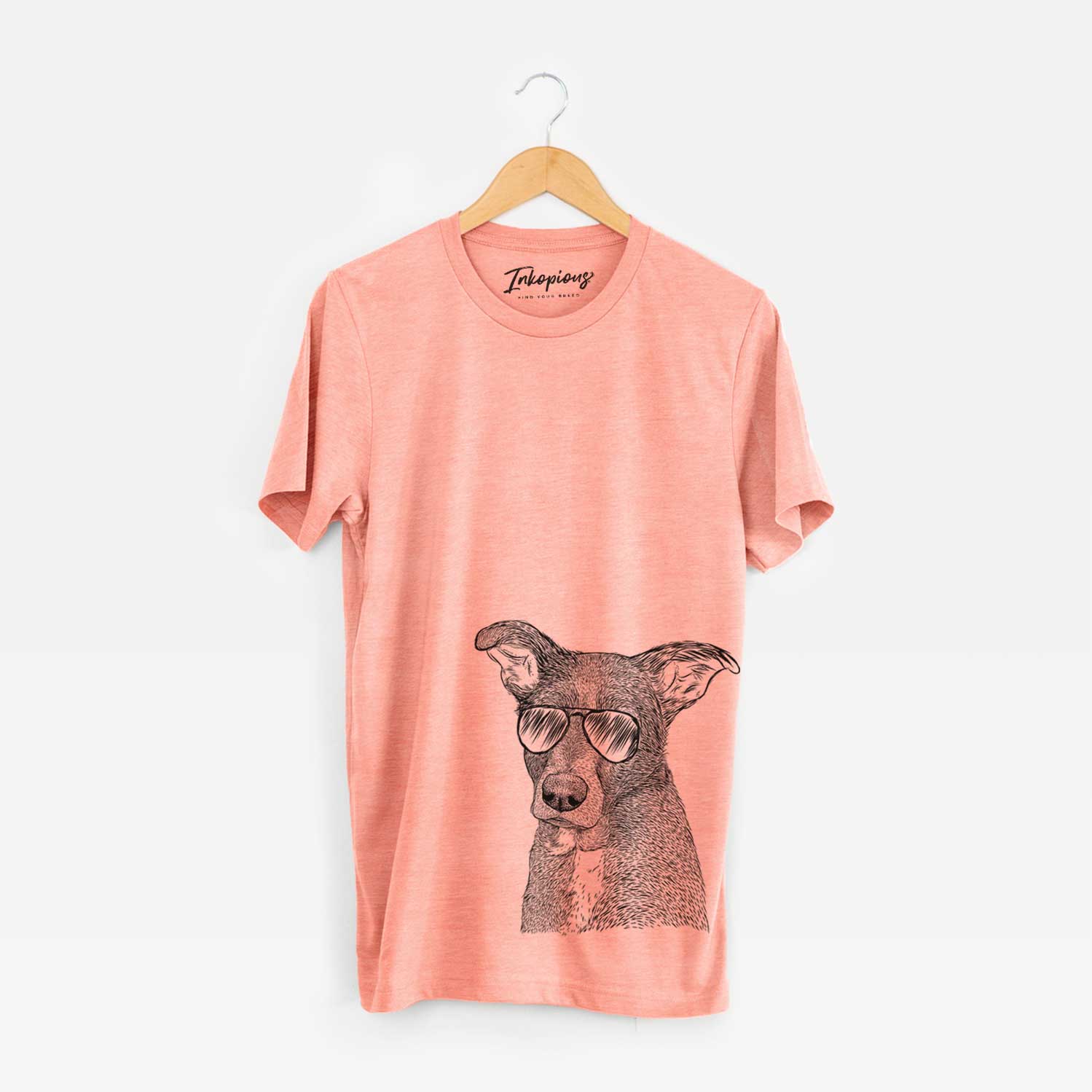 Aviator Wilbur the Shepherd Mix - Unisex Crewneck