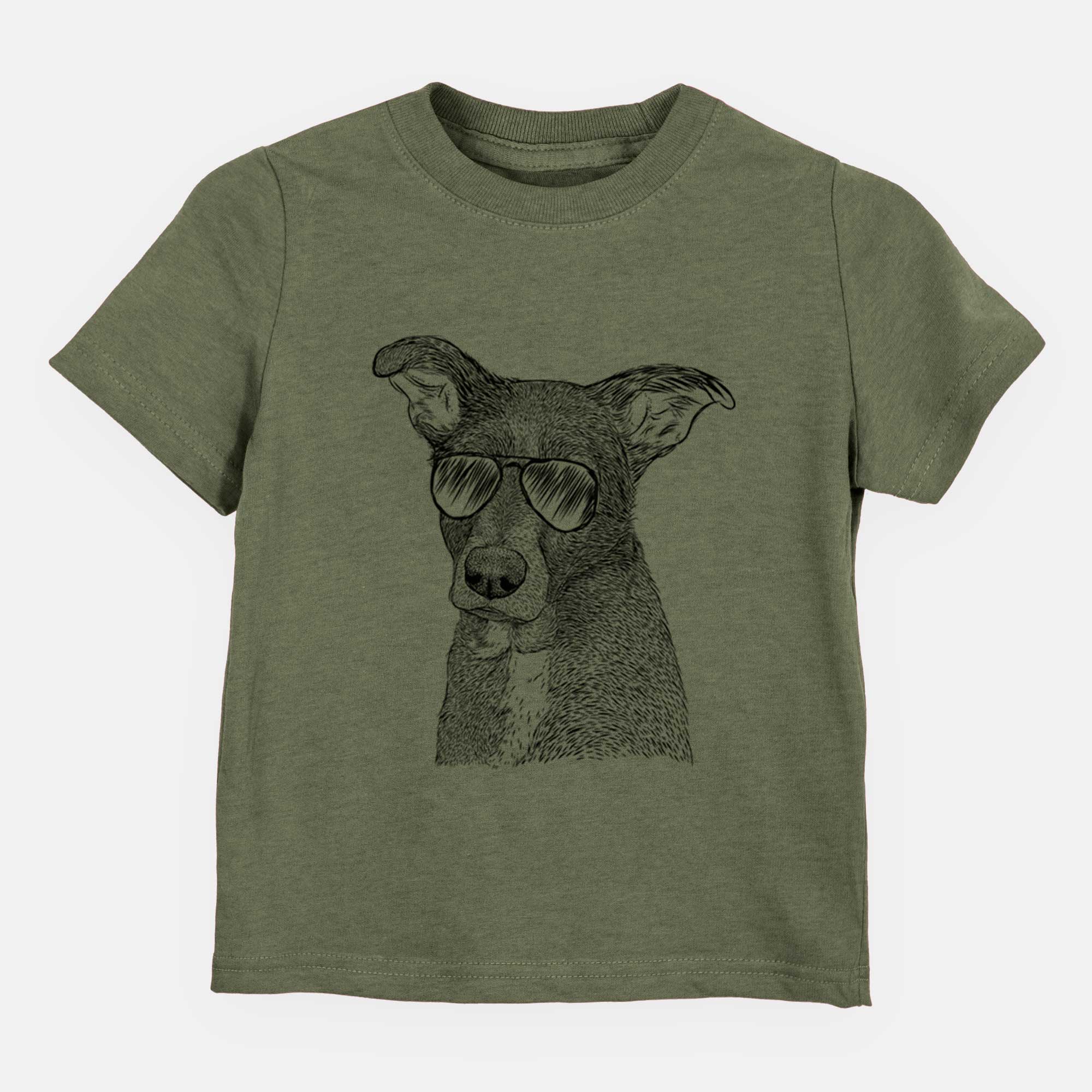 Aviator Wilbur the Shepherd Mix - Kids/Youth/Toddler Shirt