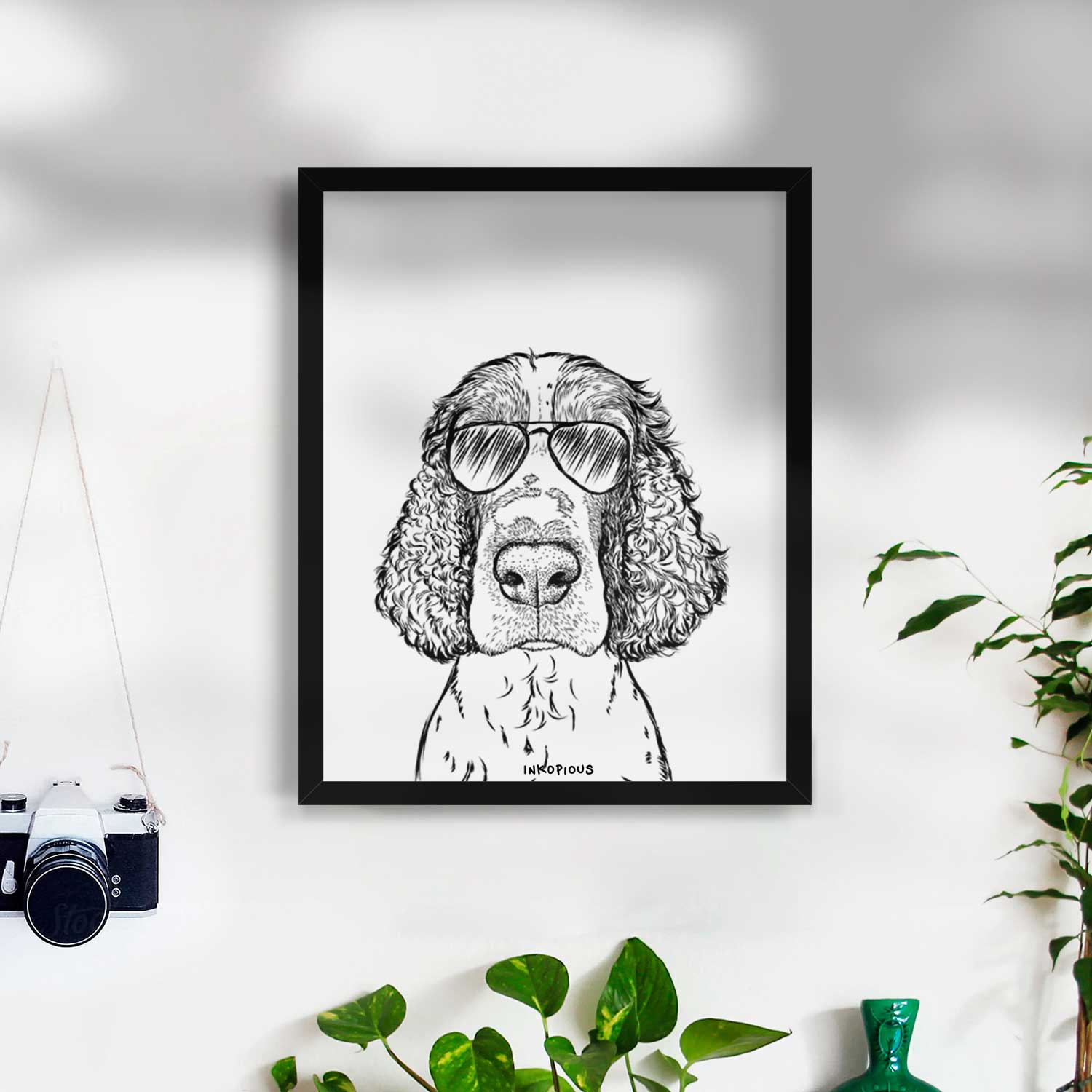 Wilbur the English Springer Spaniel Art Print