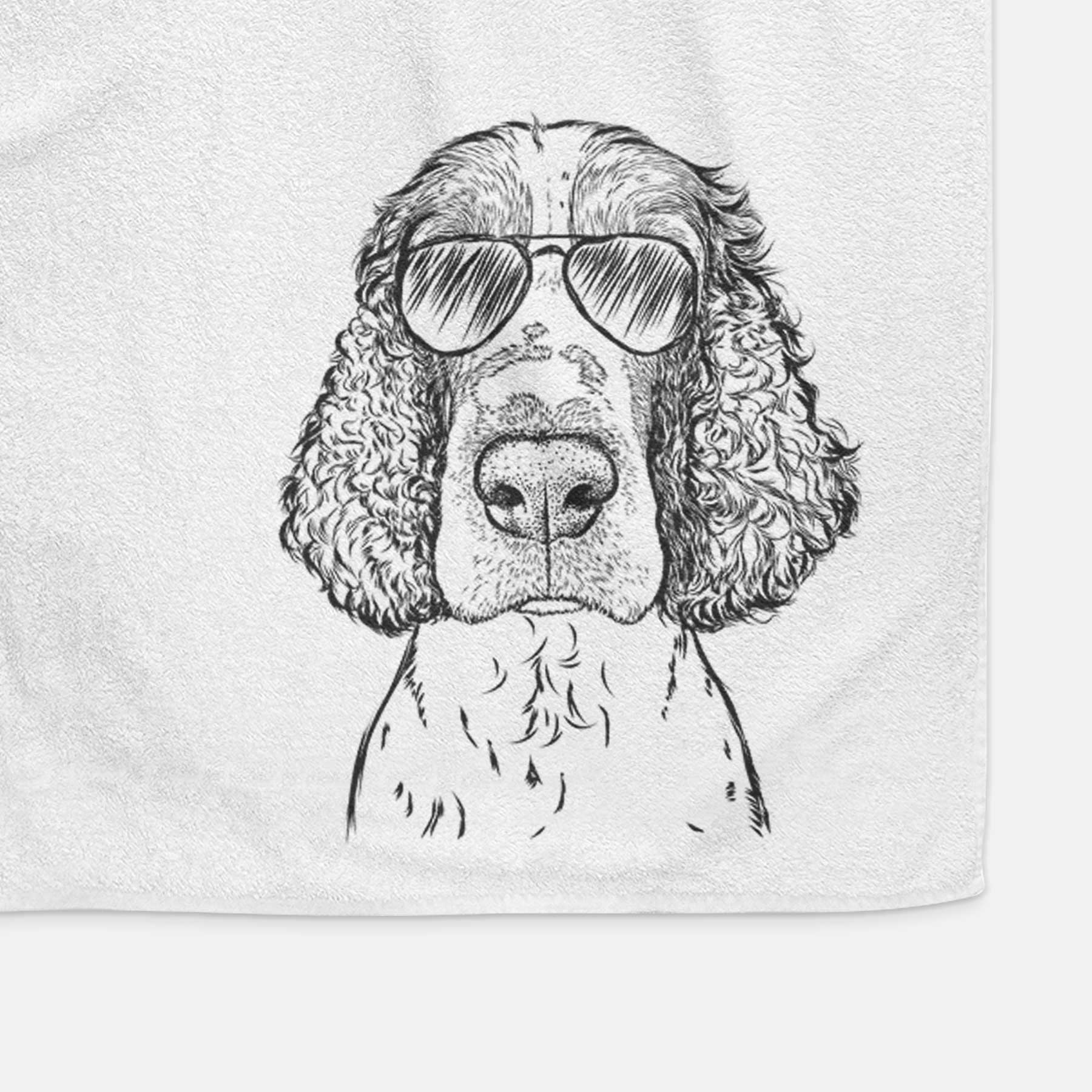 Wilbur the English Springer Spaniel Decorative Hand Towel