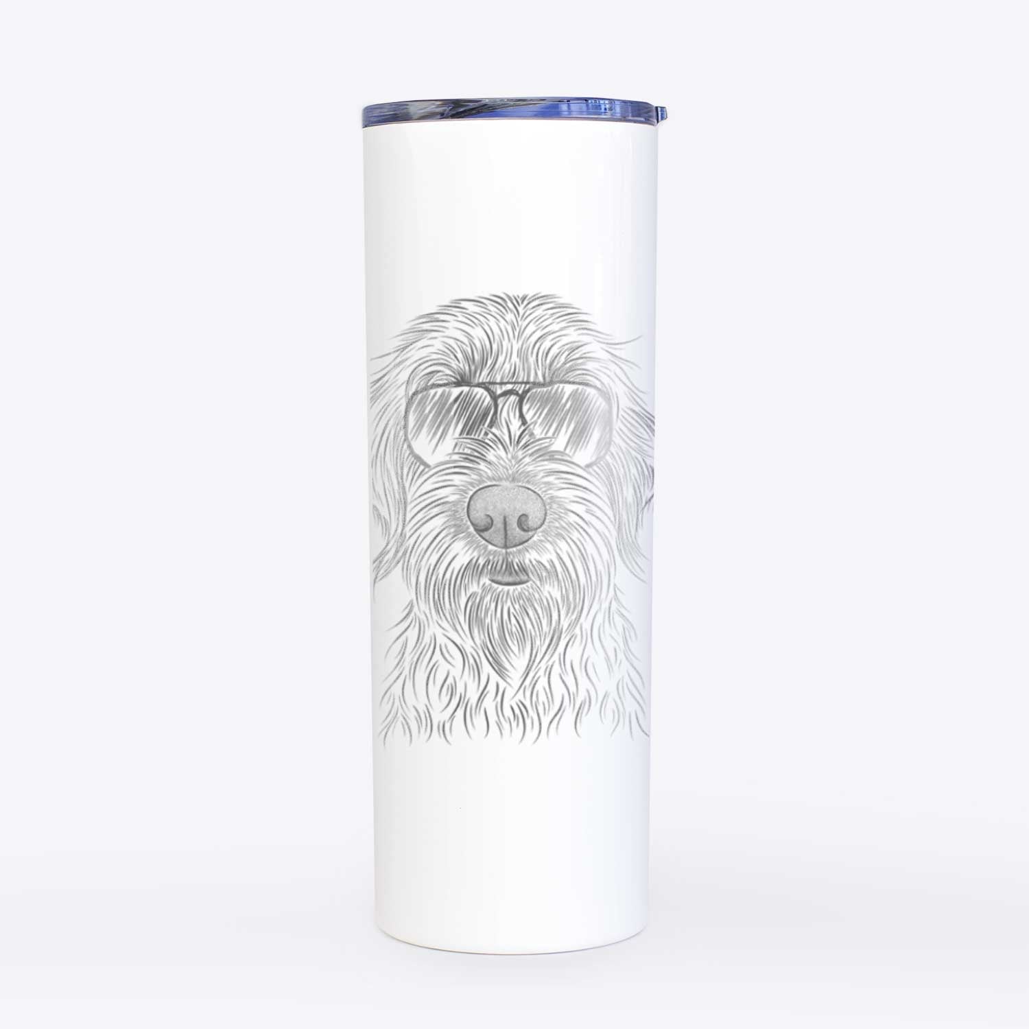 Wilkins the Wirehaired Pointing Griffon - 20oz Skinny Tumbler