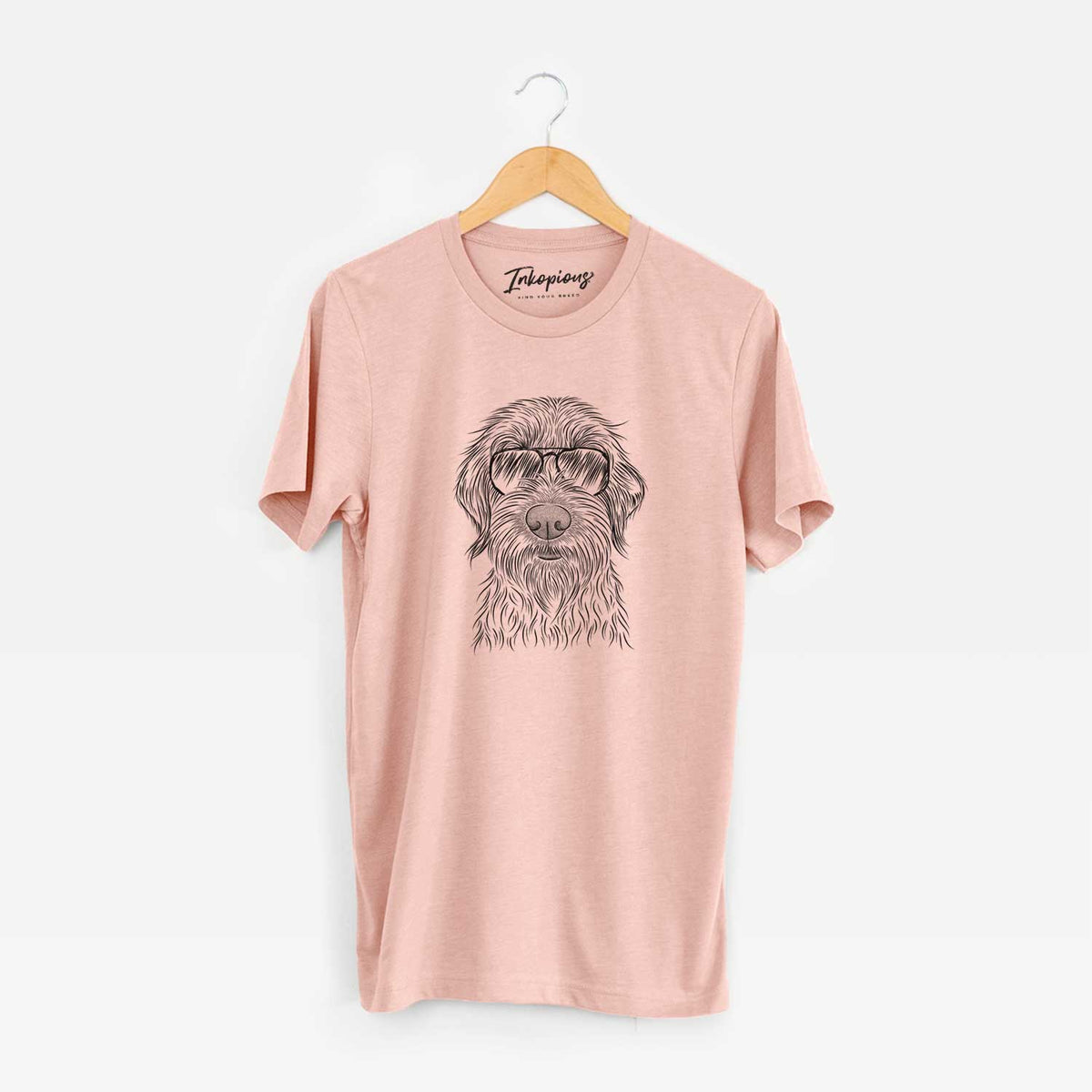 Aviator Wilkins the Wirehaired Pointing Griffon - Unisex Crewneck