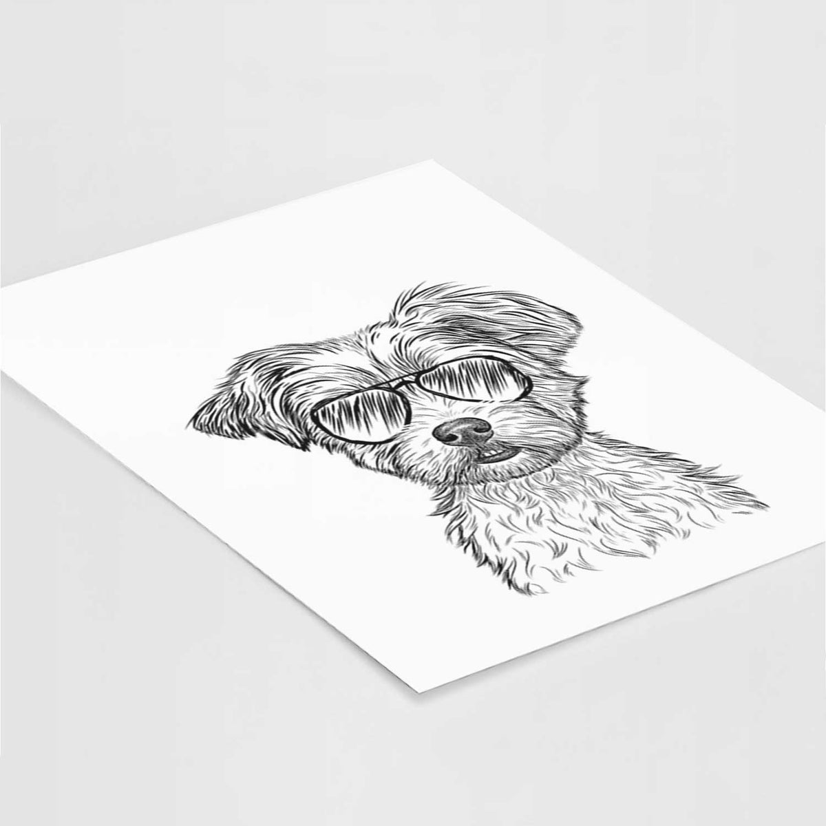 William Mitchell Newman the Yorkshire Terrier Art Print