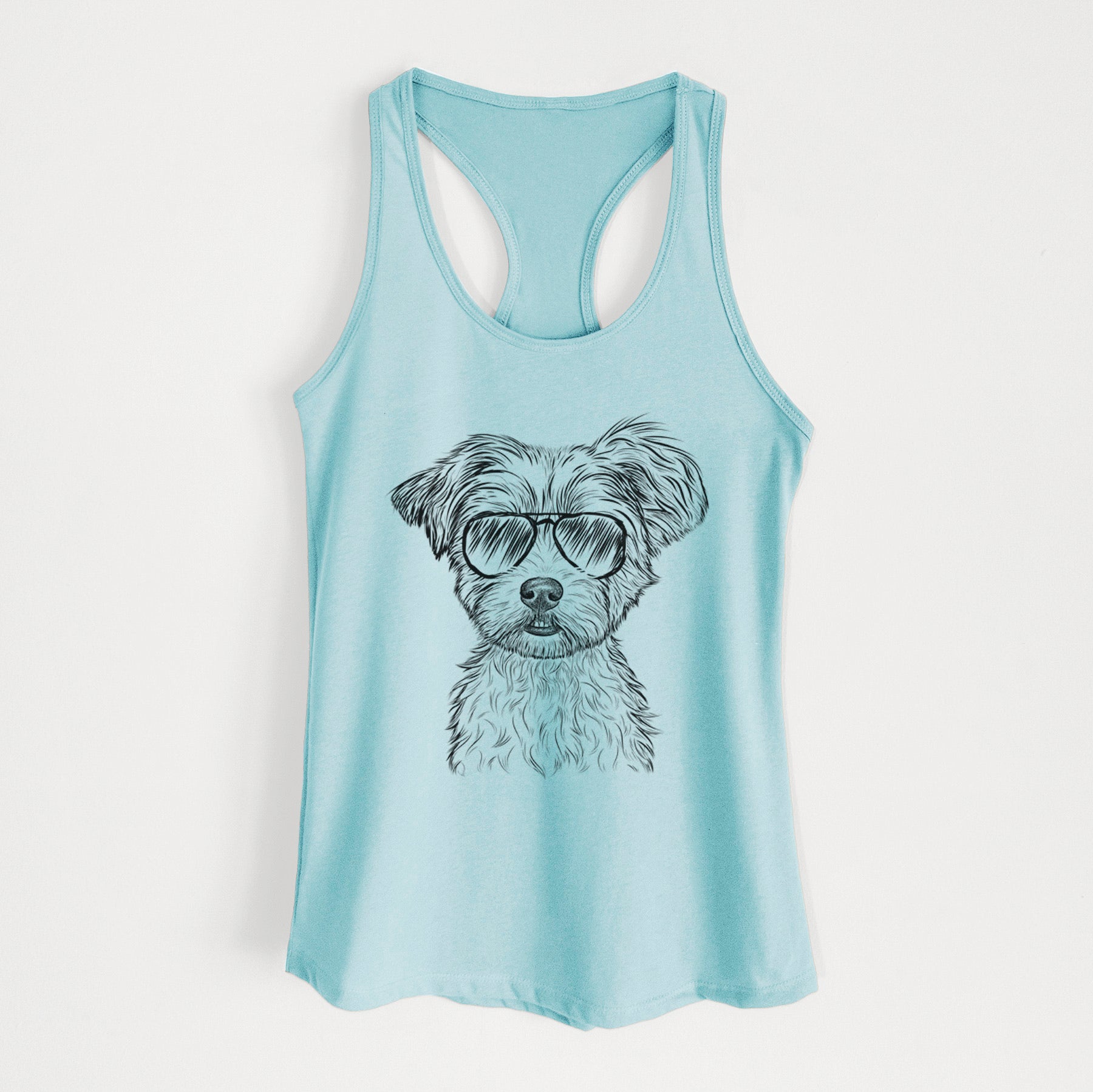 William Mitchell Newman the Yorkshire Terrier - Women's Racerback Tanktop