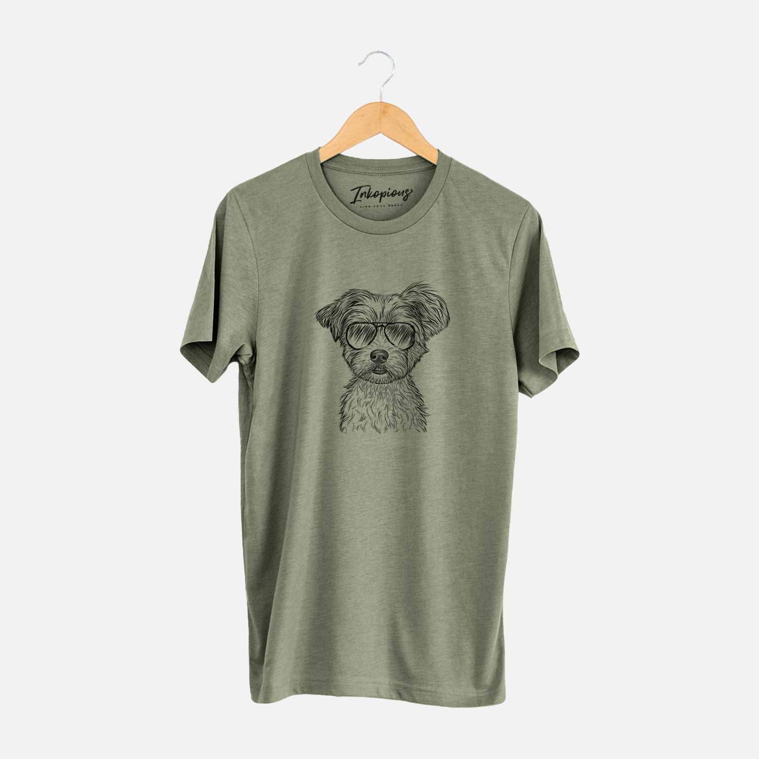 Aviator William Mitchell Newman the Yorkshire Terrier - Unisex Crewneck