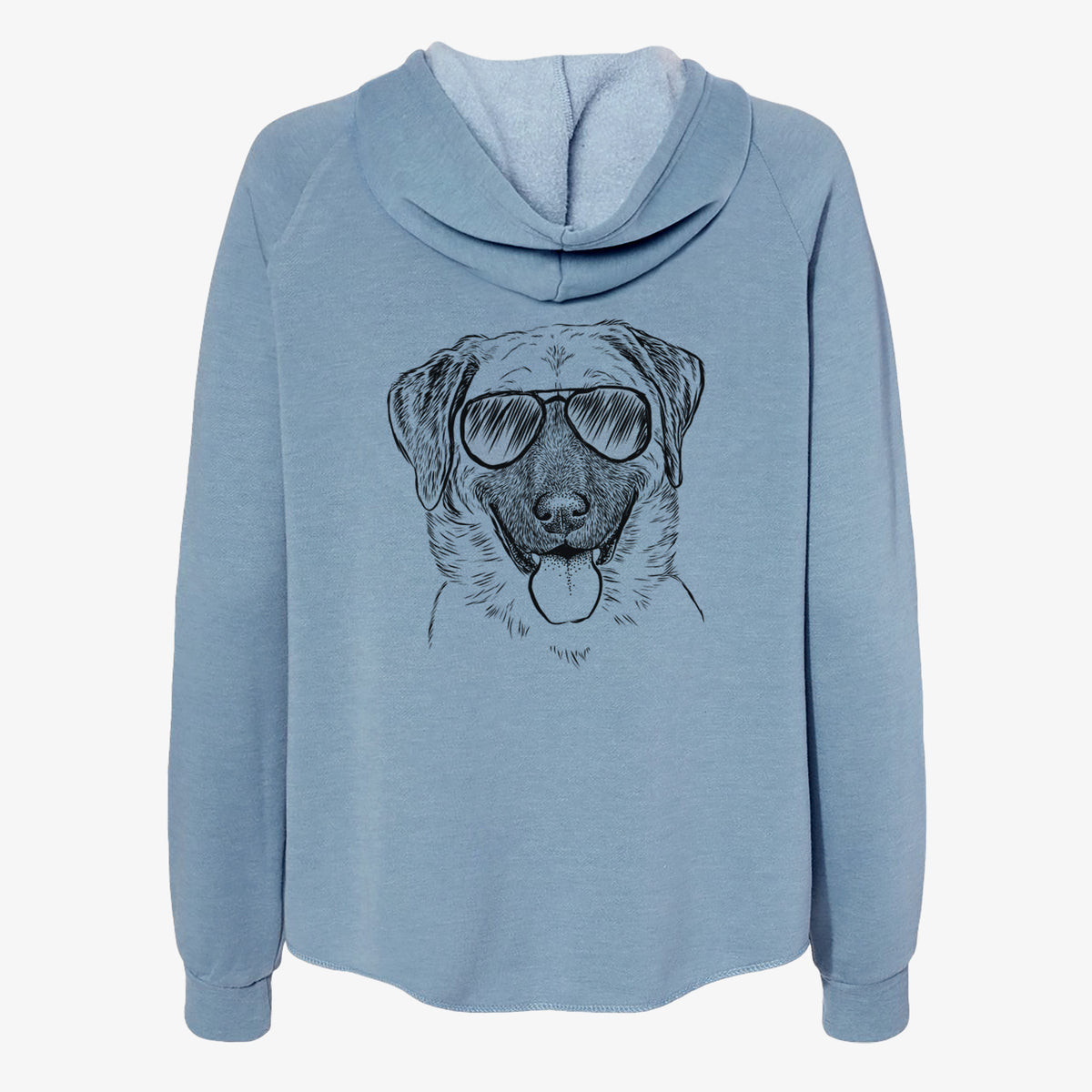 Willow the Anatolian Shepherd - Women's Cali Wave Zip-Up Sweatshirt