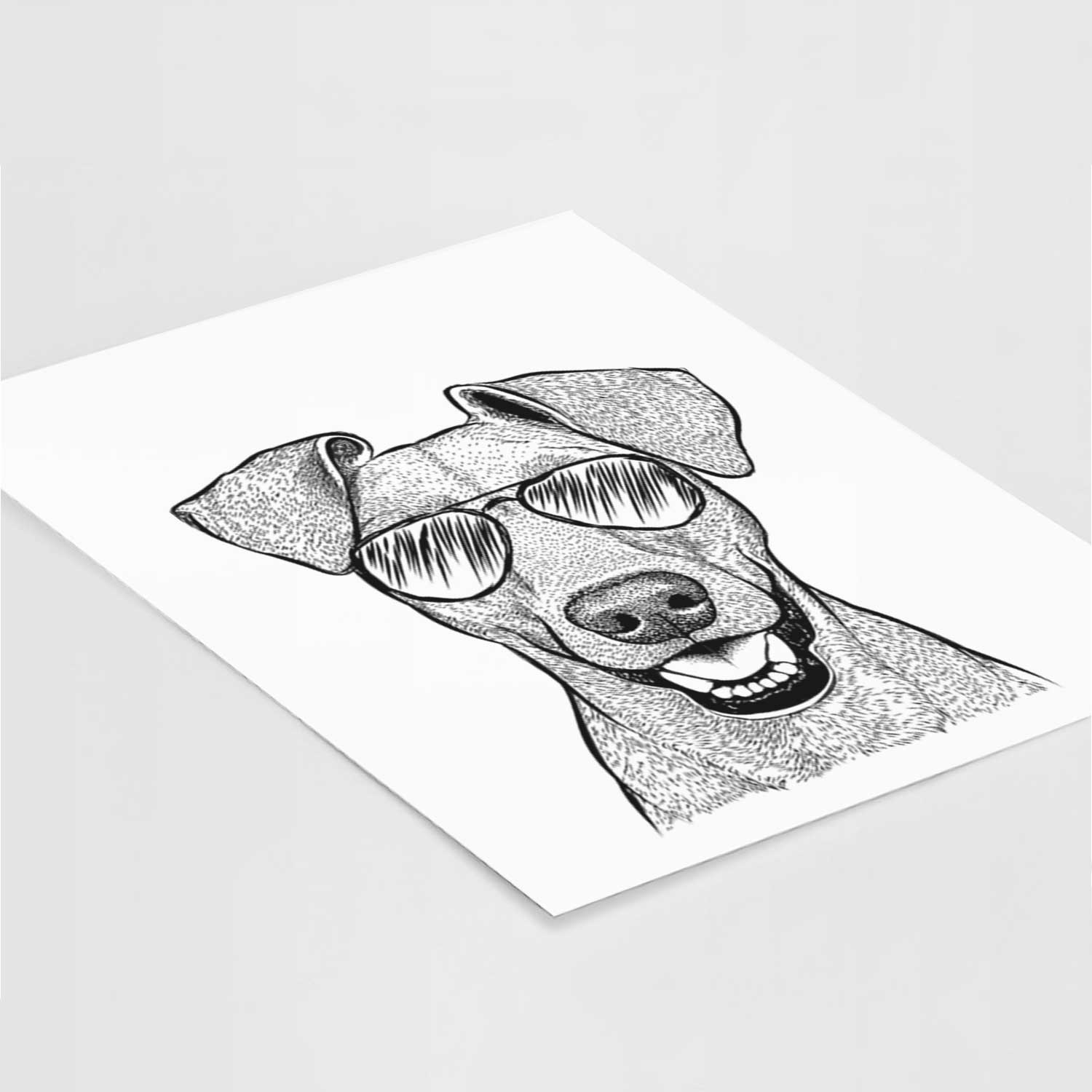 Willow the German Pinscher Art Print