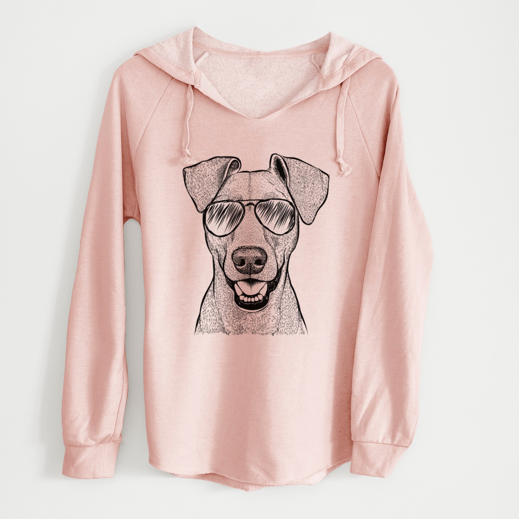 Aviator Willow the German Pinscher - Cali Wave Hooded Sweatshirt