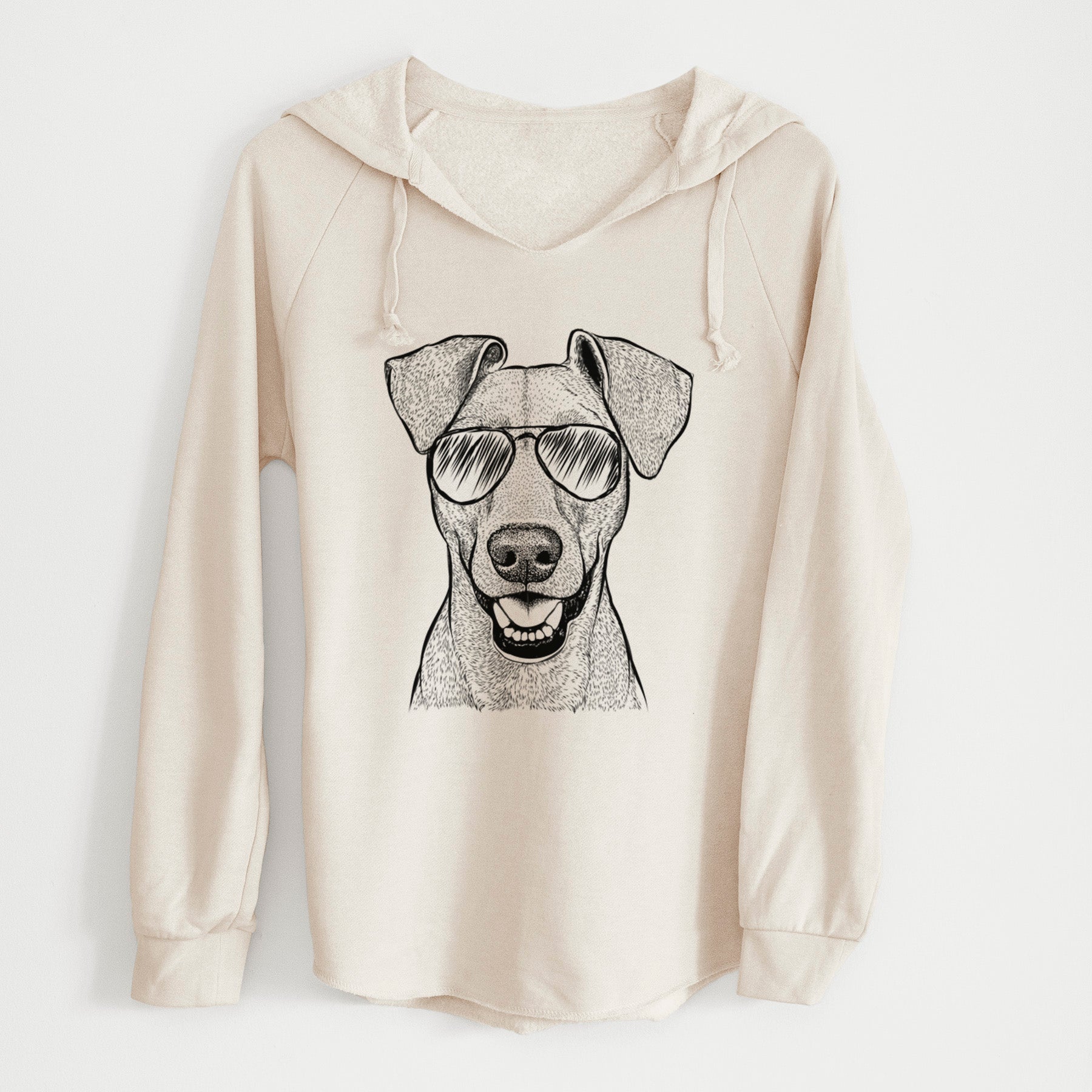 Aviator Willow the German Pinscher - Cali Wave Hooded Sweatshirt