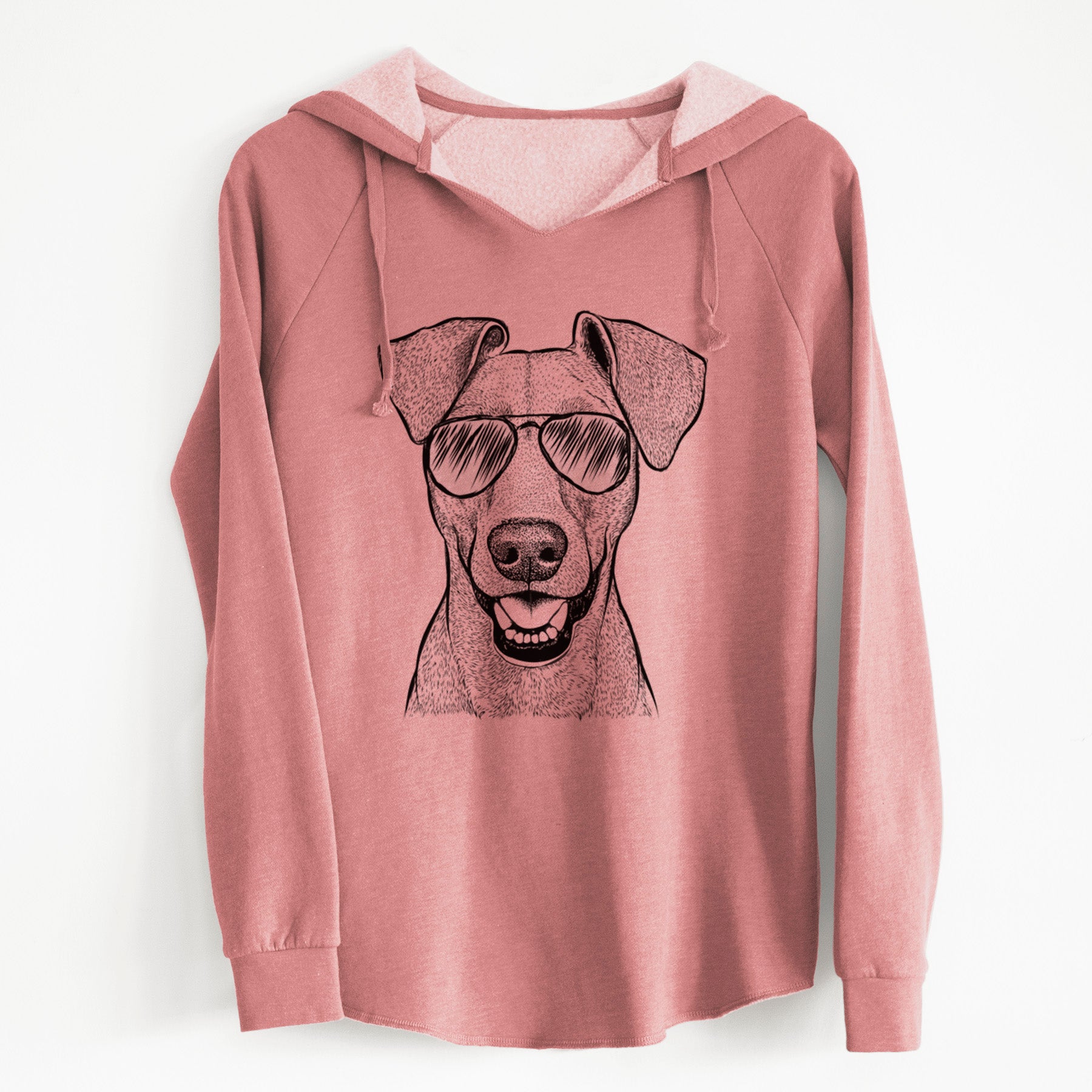 Aviator Willow the German Pinscher - Cali Wave Hooded Sweatshirt