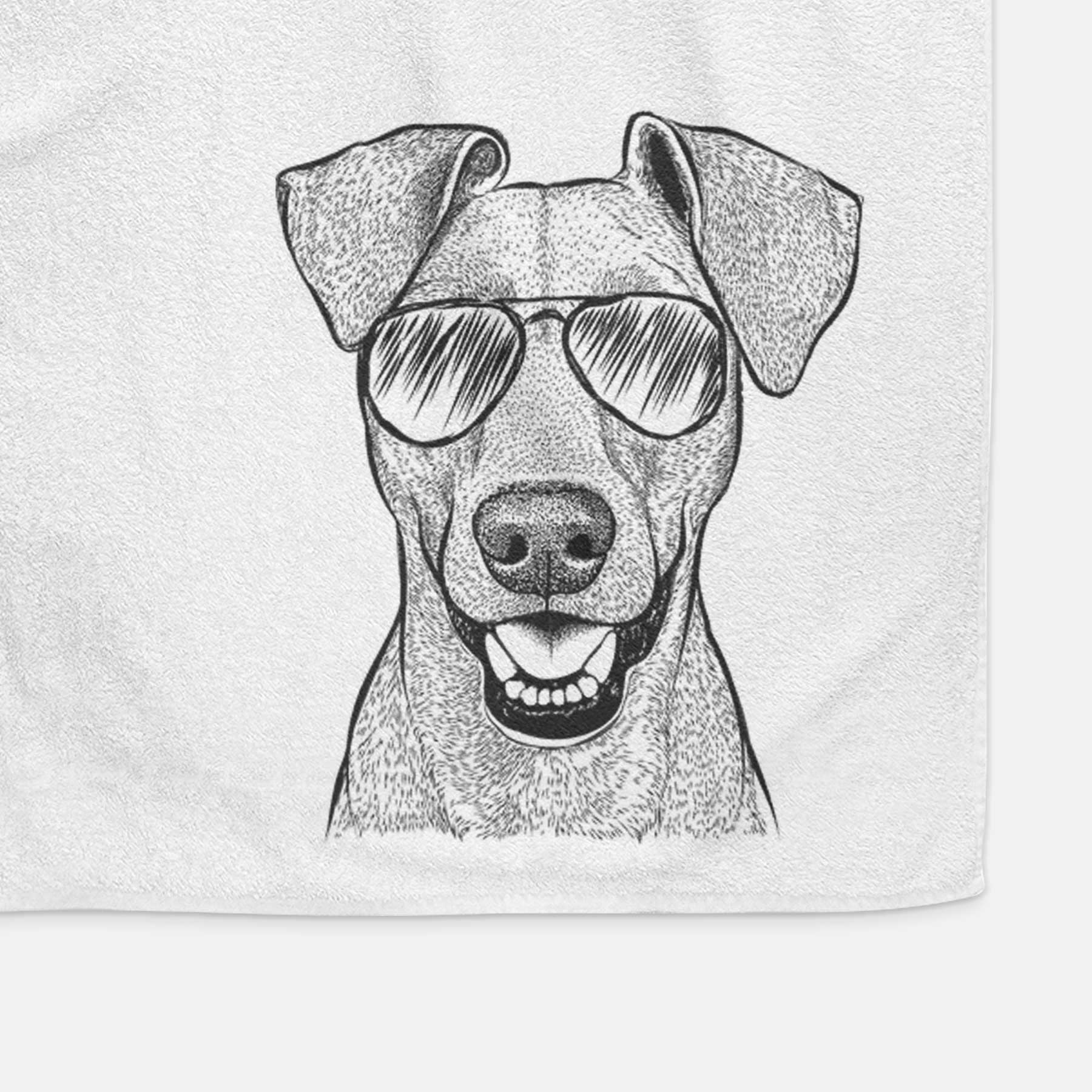 Willow the German Pinscher Decorative Hand Towel