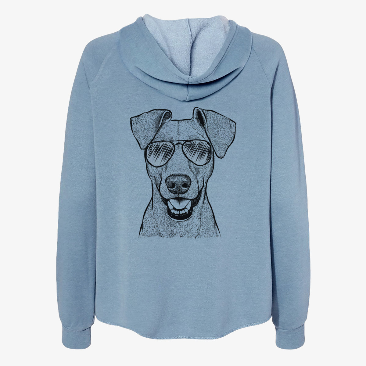 Willow the German Pinscher - Women's Cali Wave Zip-Up Sweatshirt