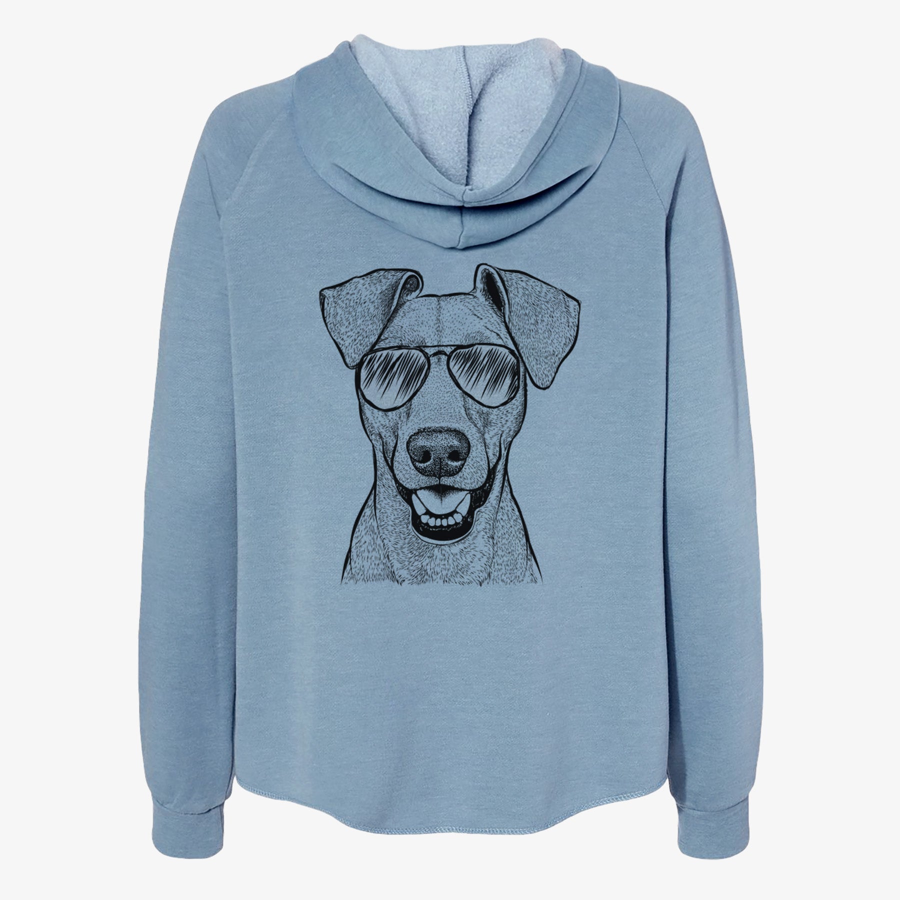 Willow the German Pinscher - Women's Cali Wave Zip-Up Sweatshirt