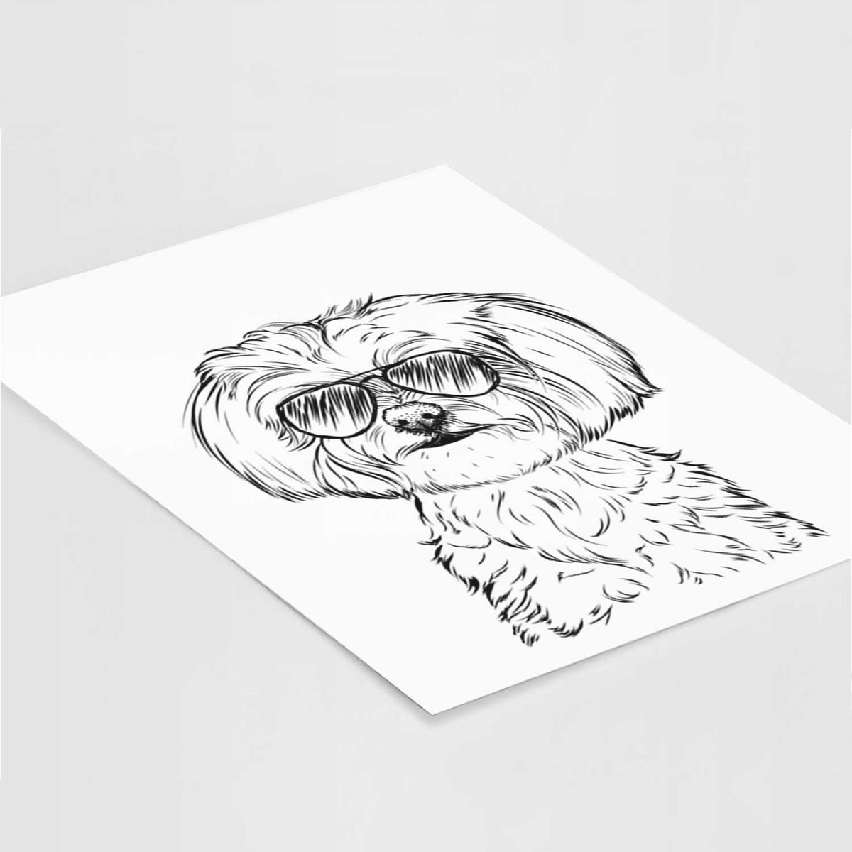 Willow the Maltese Art Print