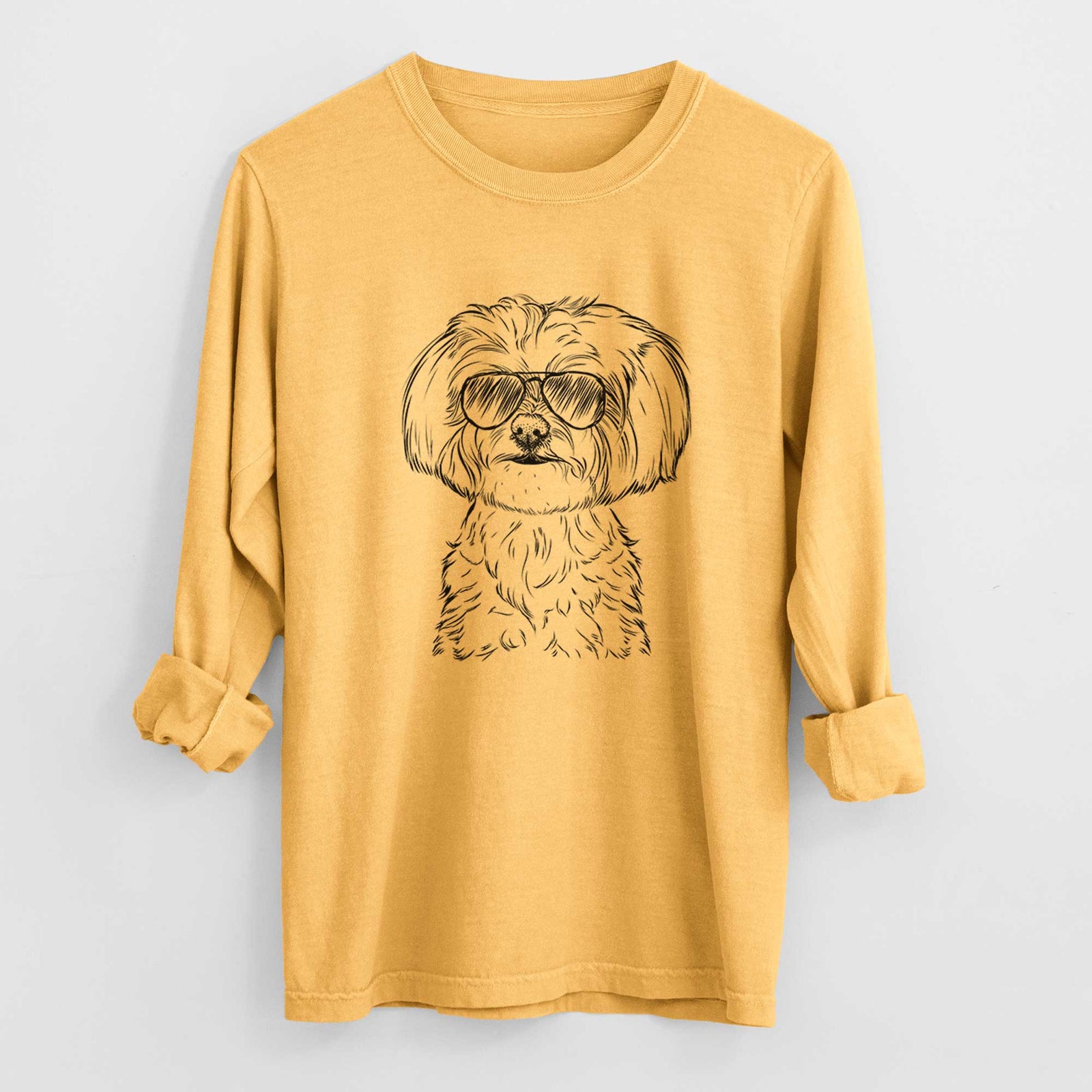 Aviators Willow the Maltese - Heavyweight 100% Cotton Long Sleeve