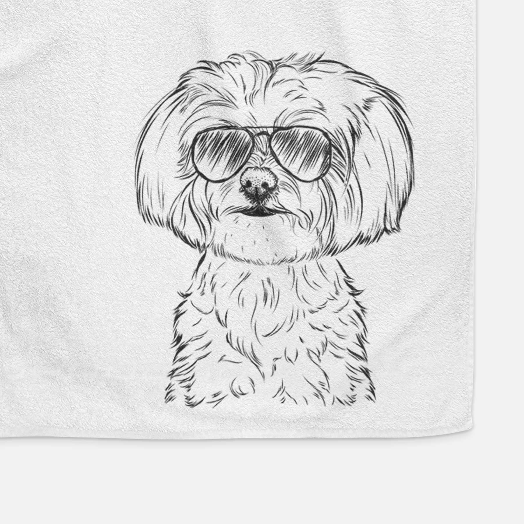 Willow the Maltese Decorative Hand Towel