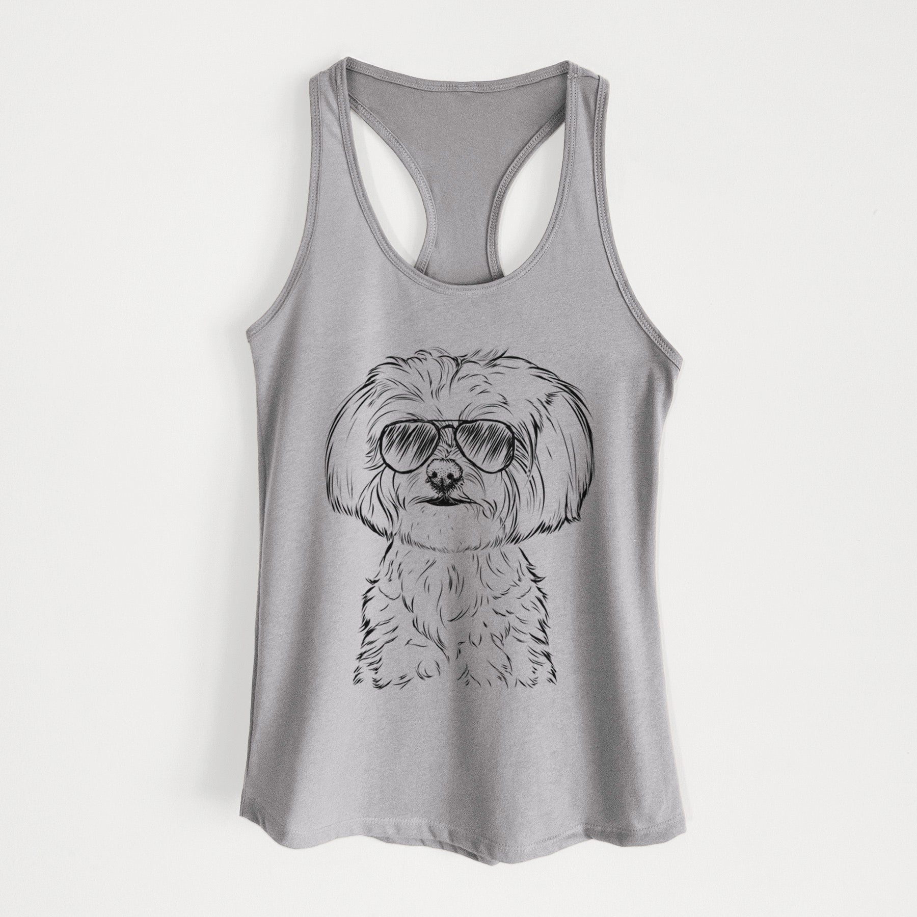 Willow the Maltese - Women's Racerback Tanktop