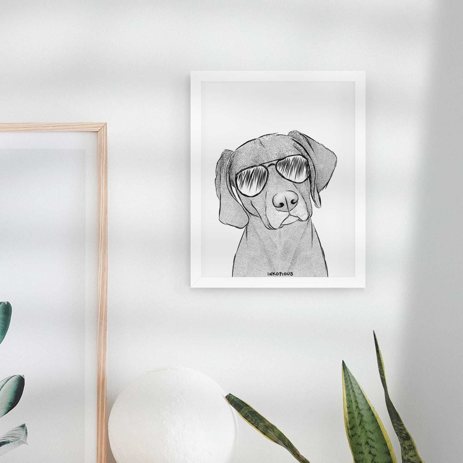 Willow the Weizsla Art Print