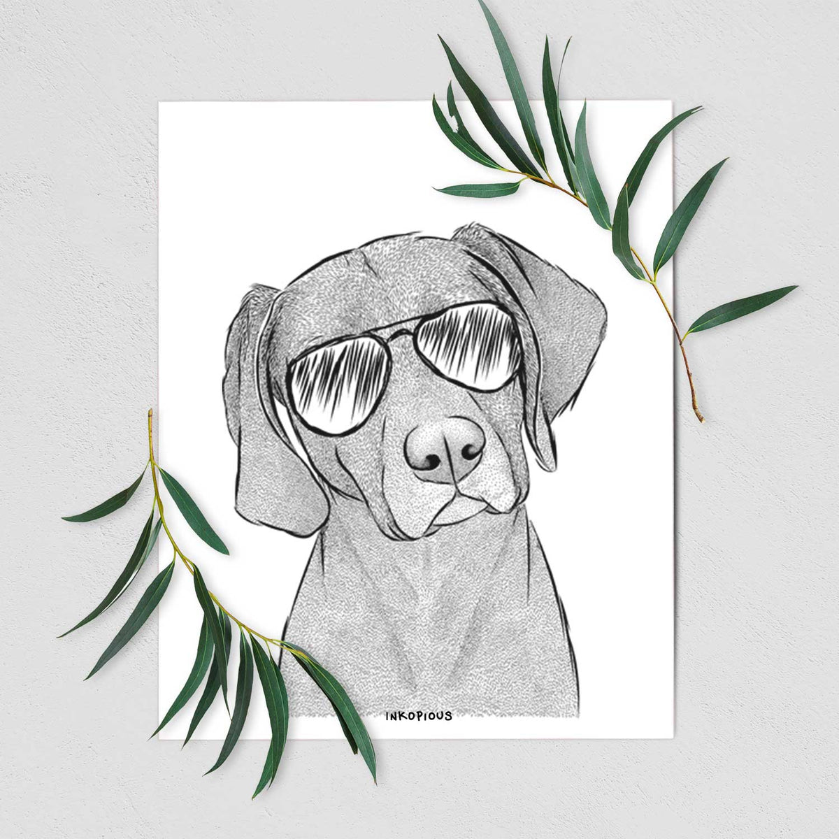 Willow the Weizsla Art Print