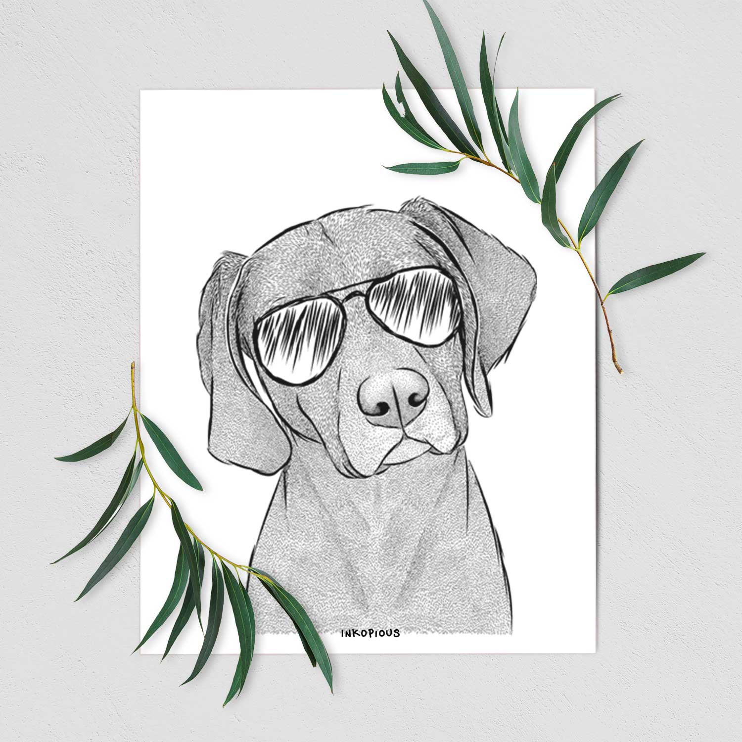 Willow the Weizsla Art Print