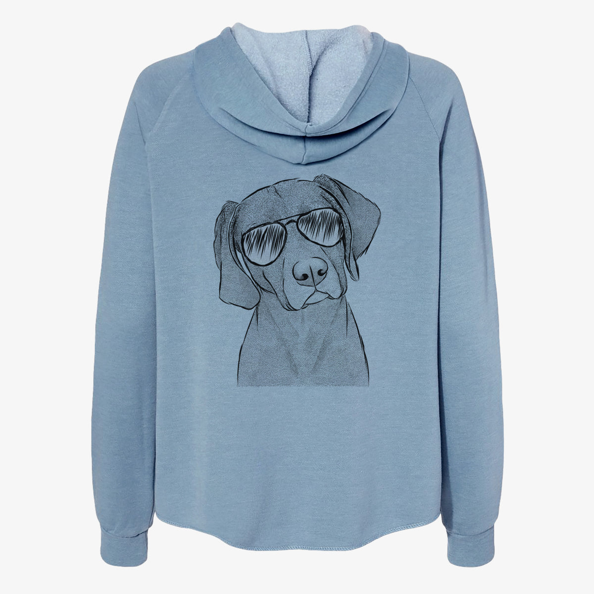 Willow the Weizsla - Women's Cali Wave Zip-Up Sweatshirt