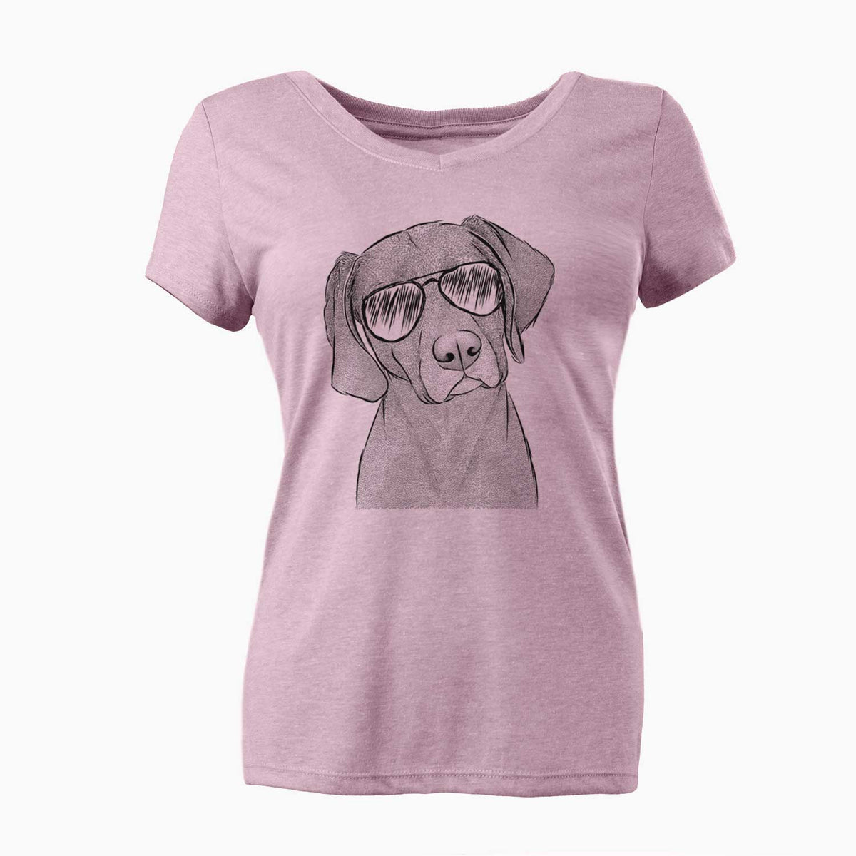 Aviator Willow the Weizsla - Women's V-neck Shirt