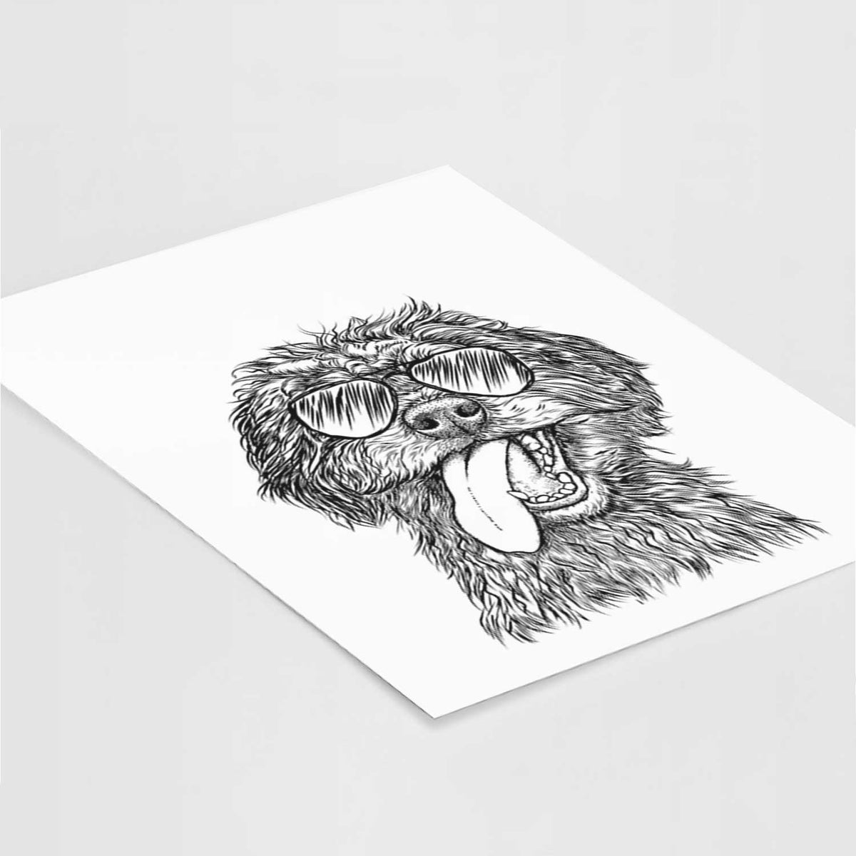 Winnie the Aussiedoodle Art Print