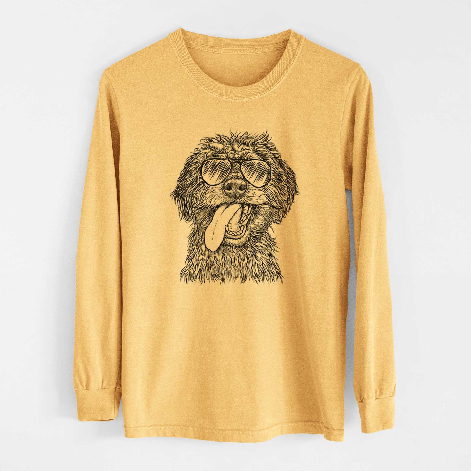 Aviators Winnie the Mini Aussiedoodle - Heavyweight 100% Cotton Long Sleeve