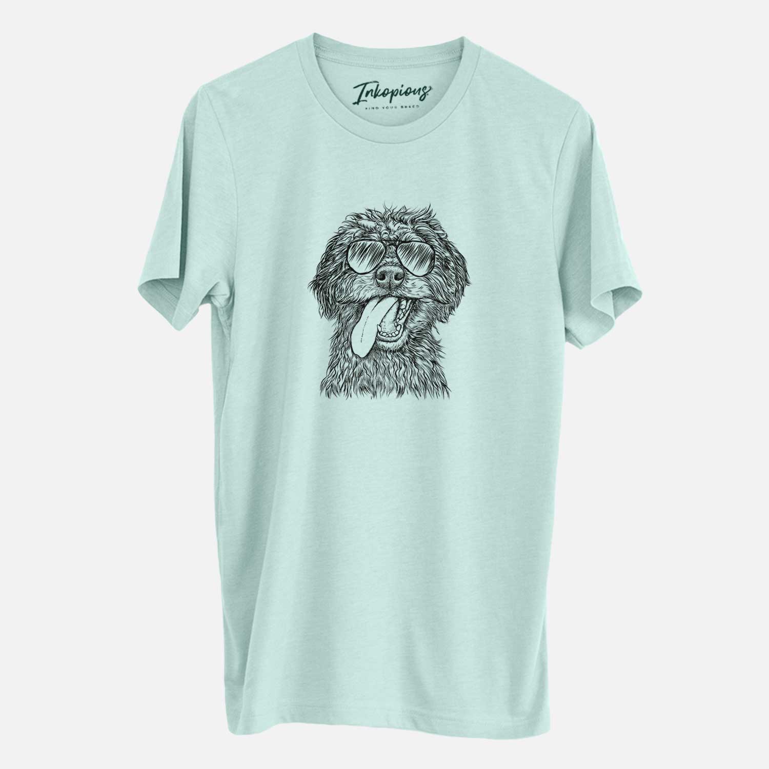 Aviator Winnie the Mini Aussiedoodle - Unisex Crewneck