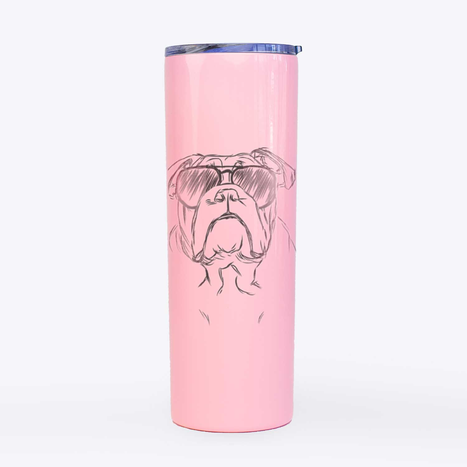 Winston the English Bulldog - 20oz Skinny Tumbler