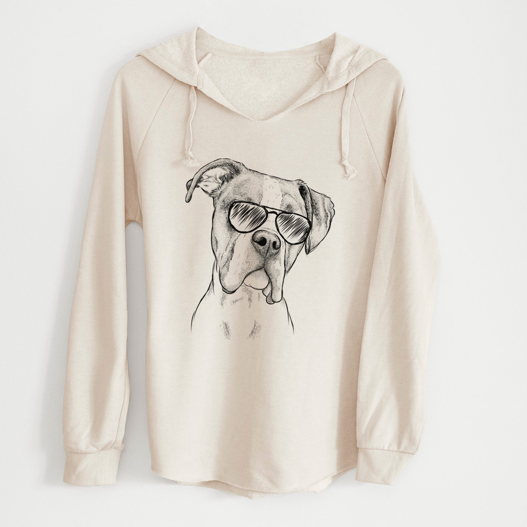 Aviator Winston the Boxer - Cali Wave Hooded Sweatshirt